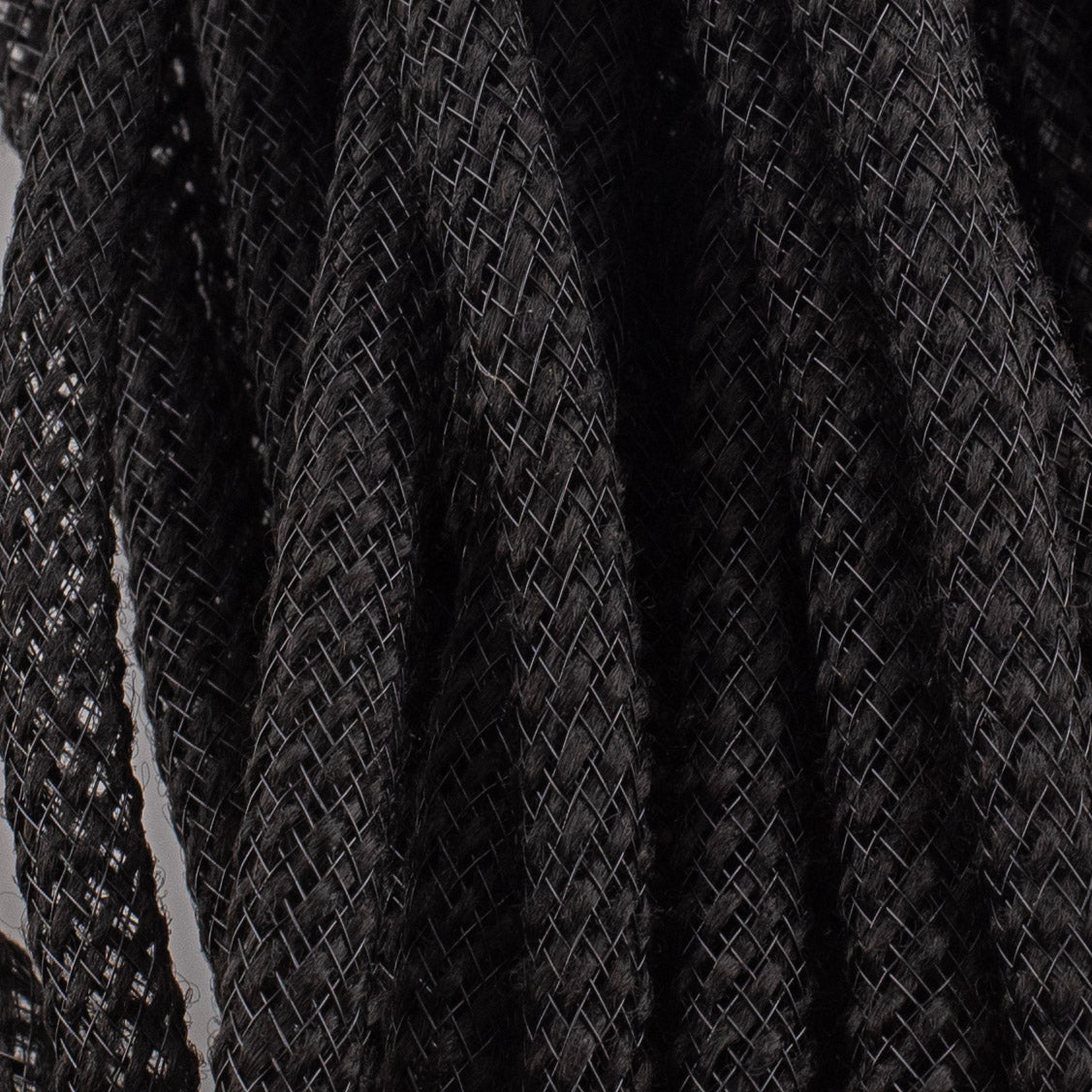 Faux Jute Deco Flex Tubing Ribbon: Black (30 Yards) Lifestyle Photo
