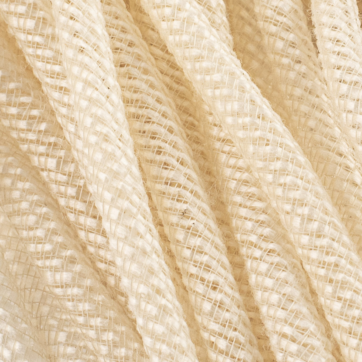 Faux Jute Deco Flex Tubing Ribbon: Cream (30 Yards) Lifestyle Photo