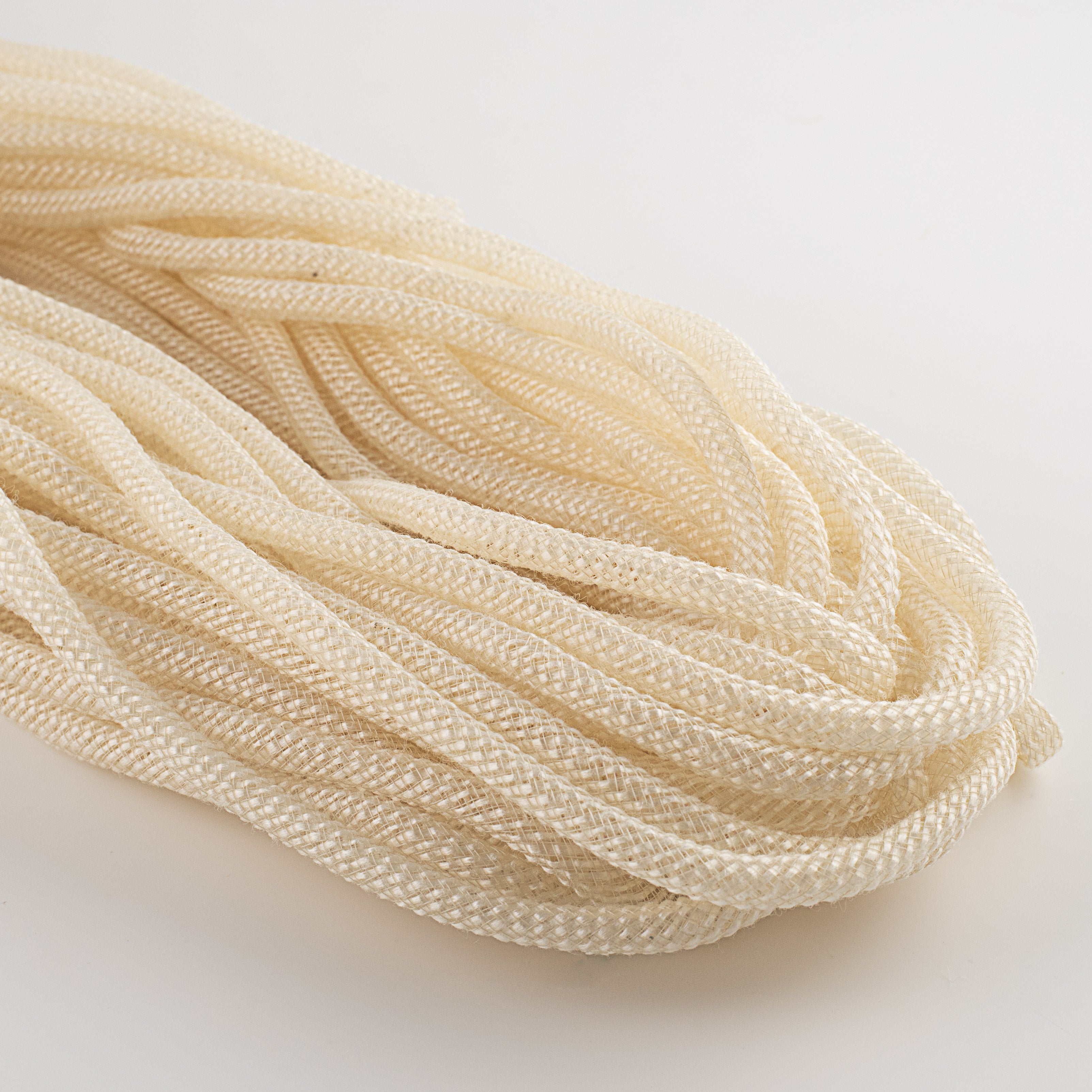 Faux Jute Deco Flex Tubing Ribbon: Cream (30 Yards) Item Number: RE366597