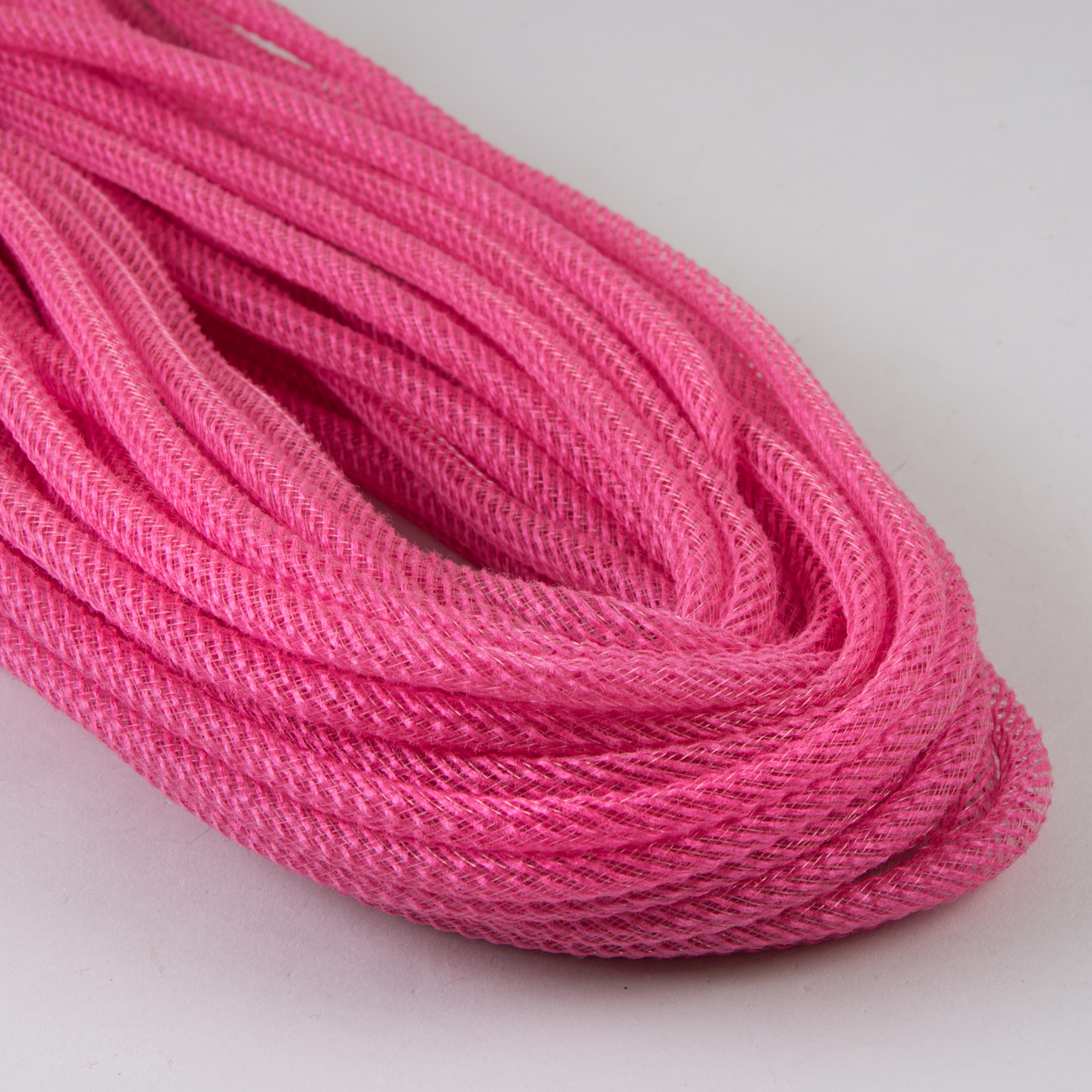 Faux Jute Deco Flex Tubing Ribbon: Dark Pink (30 Yards) Item Number: RE3665T2