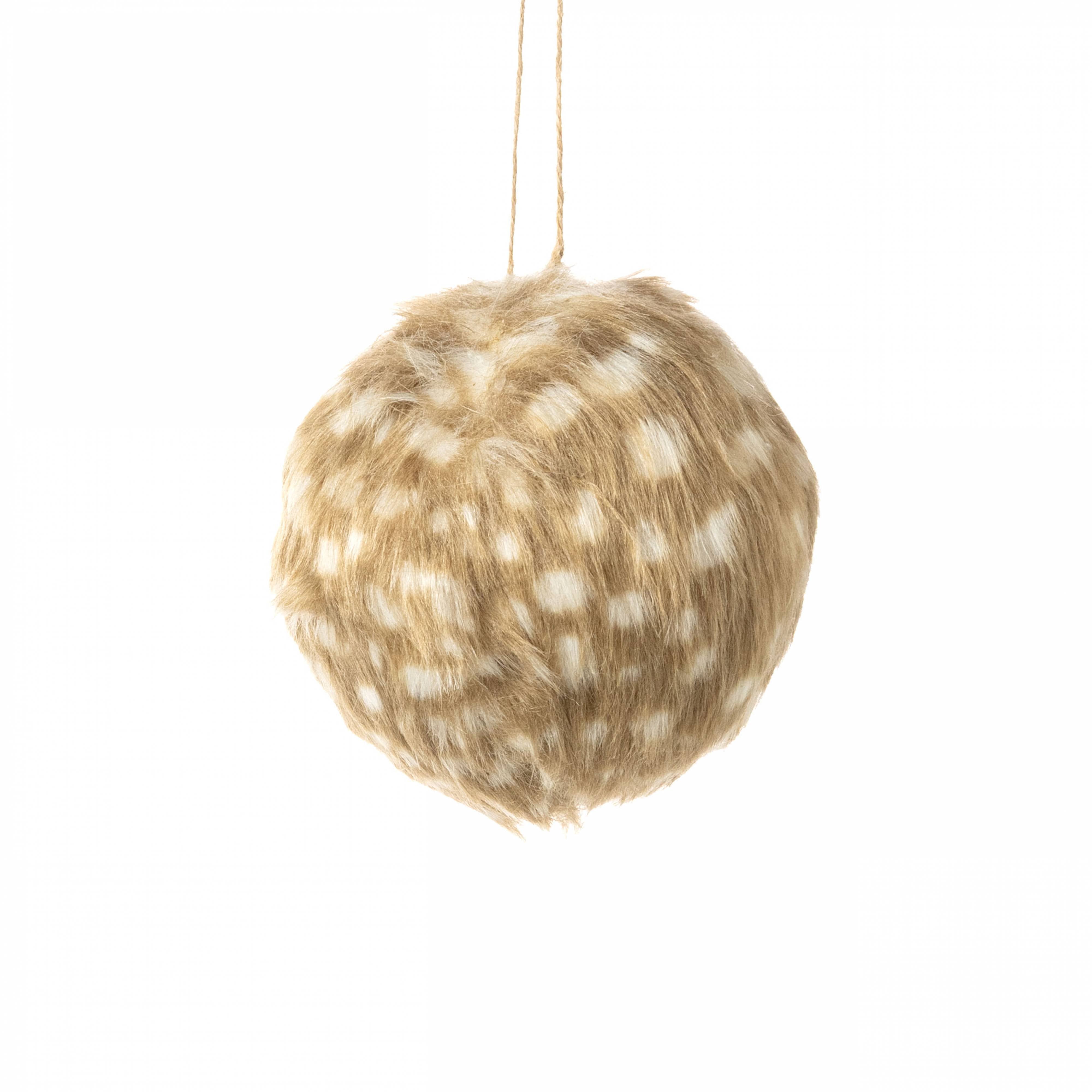 4" Faux Spotted Deer Fur Ornament Item Number: 231613