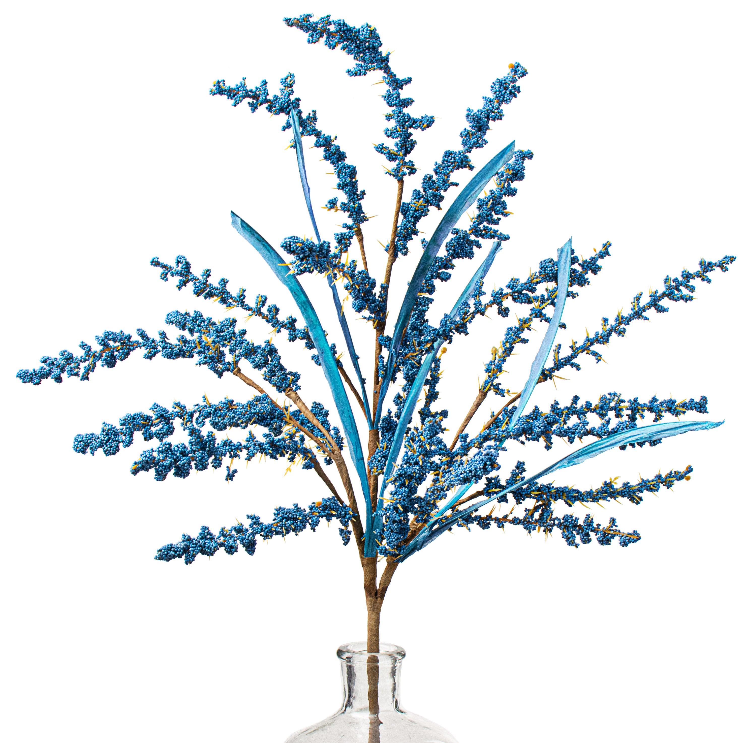 27" Feather Reed Grass Spray: Blue Item Number: 56761BL