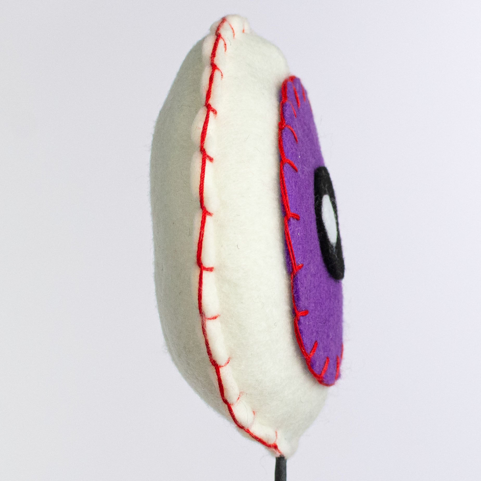 12" Felt Eyeball Pick: Purple Lifestyle Photo