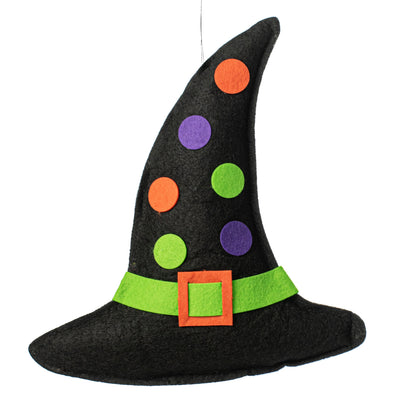 12" Felt Witch Hat With Polka Dots Item Number: HH736831