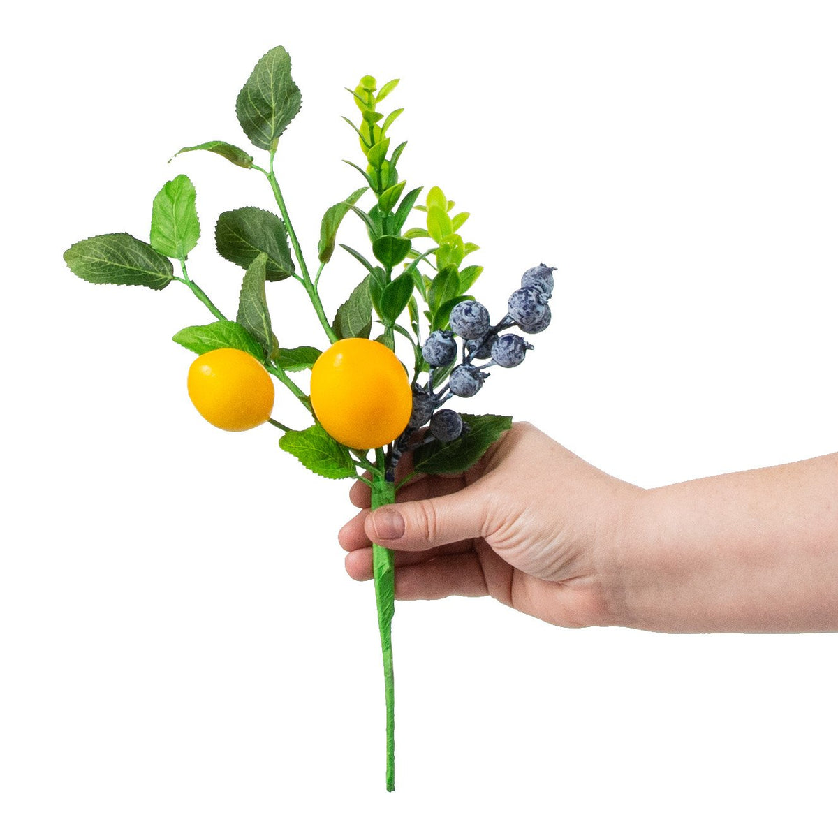 10" Fern, Greenery, Lemon, Blueberry Pick detail photo 3