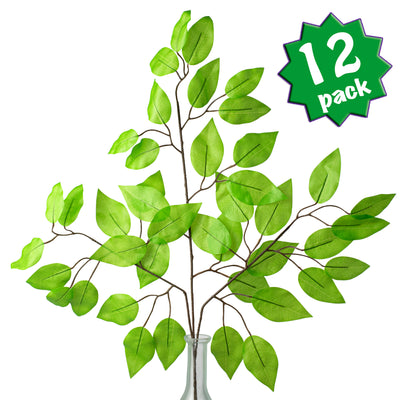 23" Ficus Leaf Spray: Lime Green (12) Item Number: FG633739