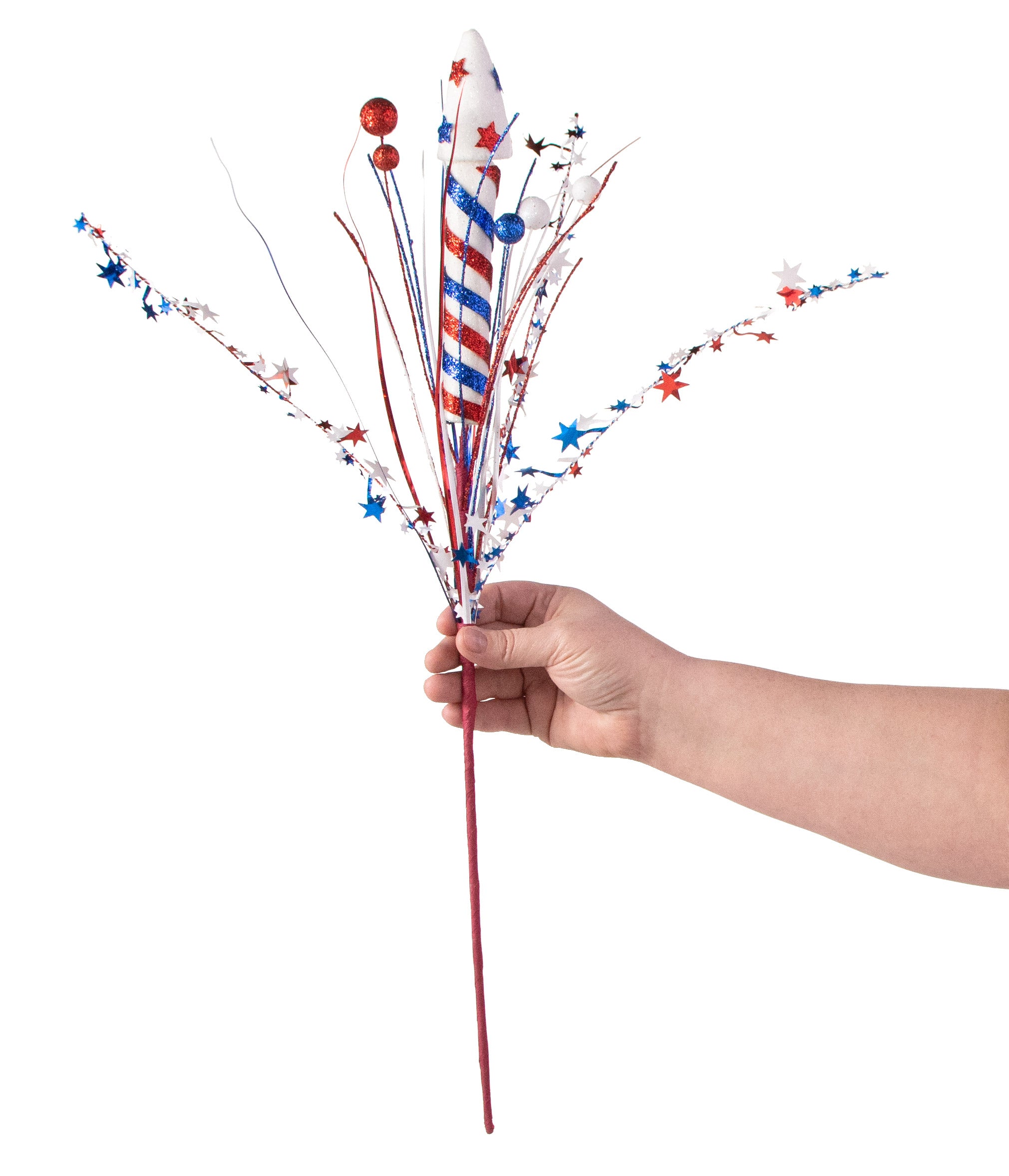 23" Firecracker With Stars Spray: RWB detail photo 3