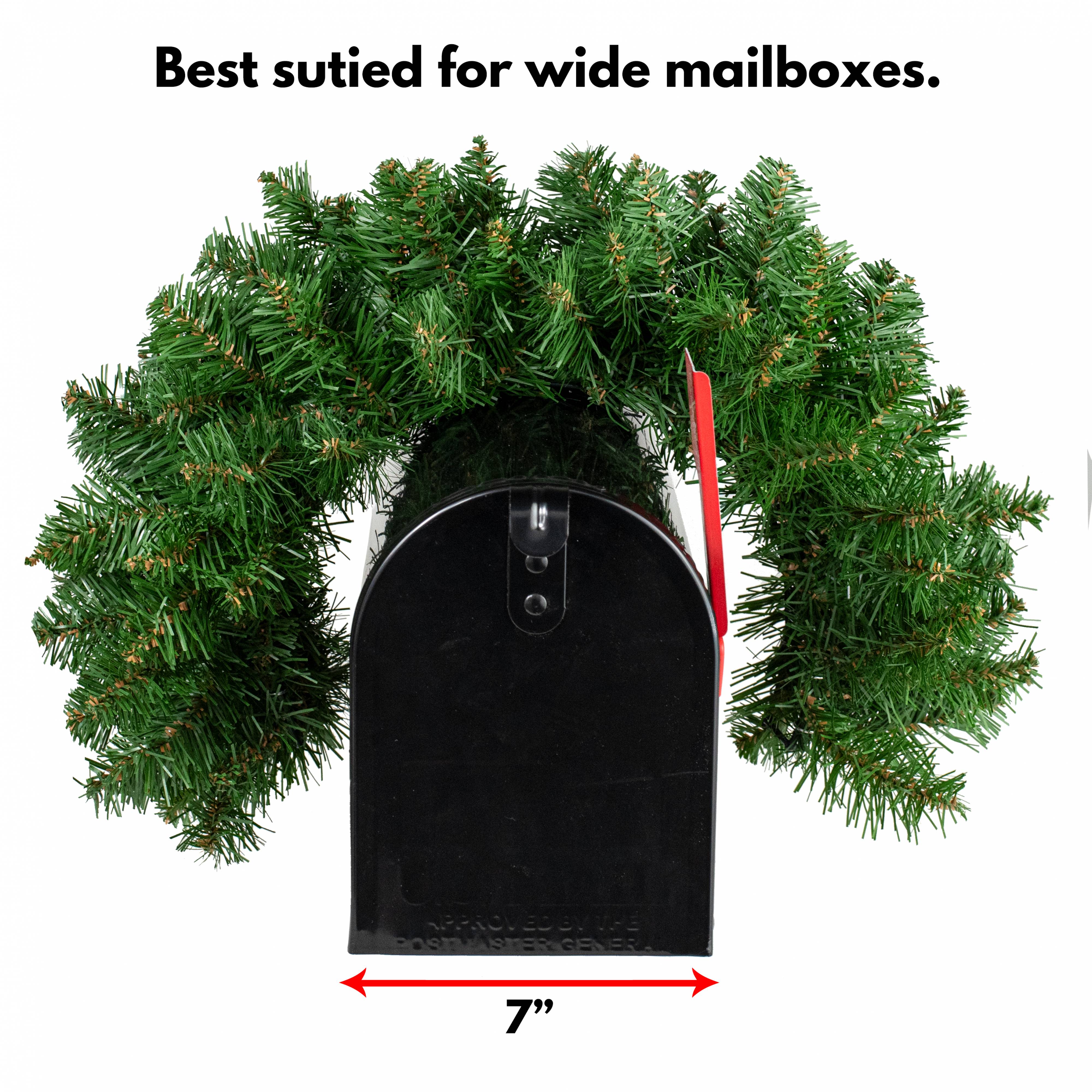 Fixed Shape Mailbox Swag for Wide Mailboxes detail photo 4
