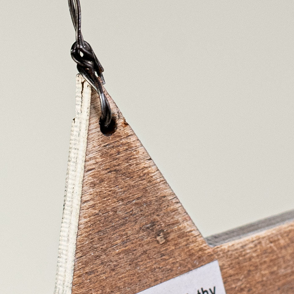 3.25" Flag Star Ornament detail photo 4