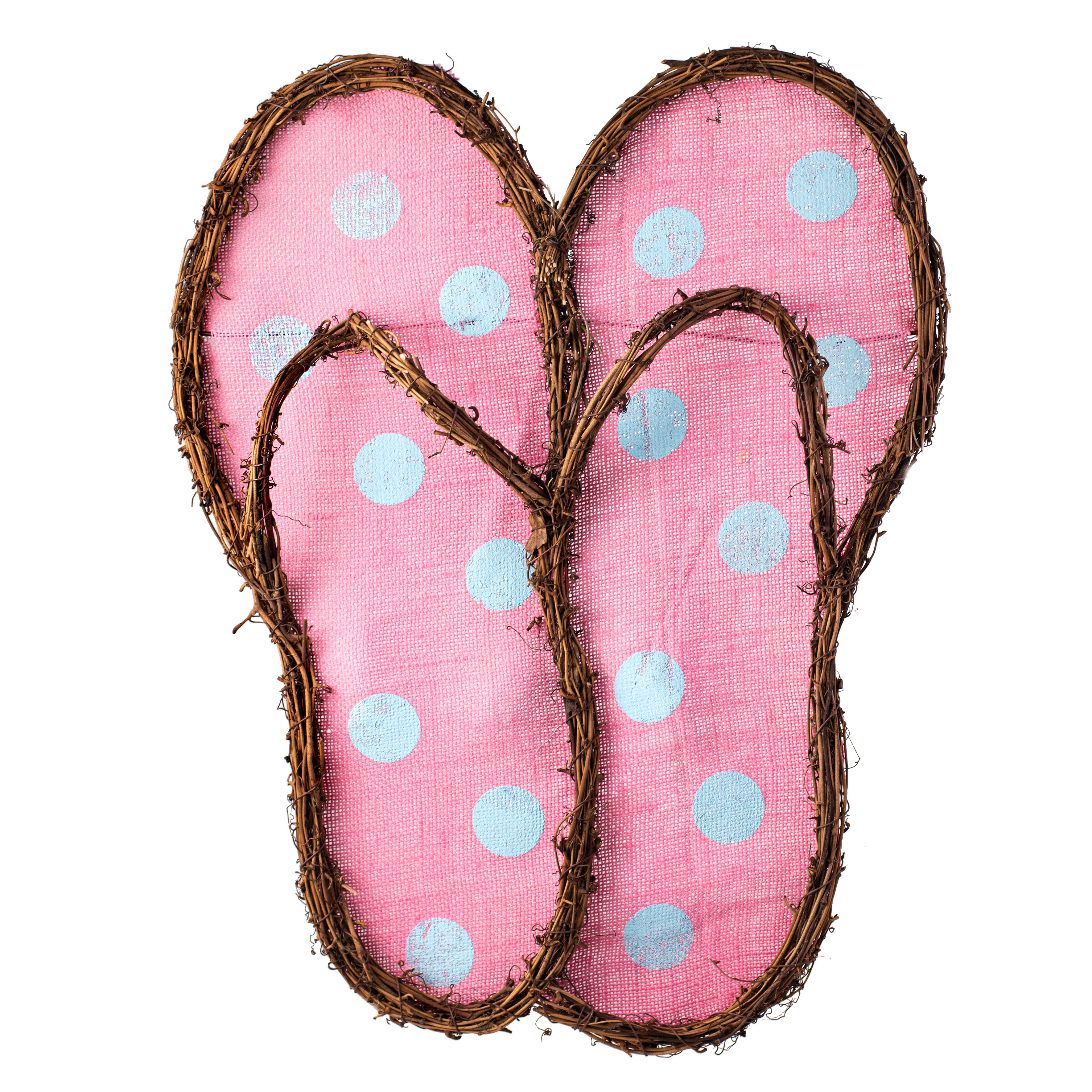 22" Flip Flop Grapevine Hanger Item Number: 62960PK
