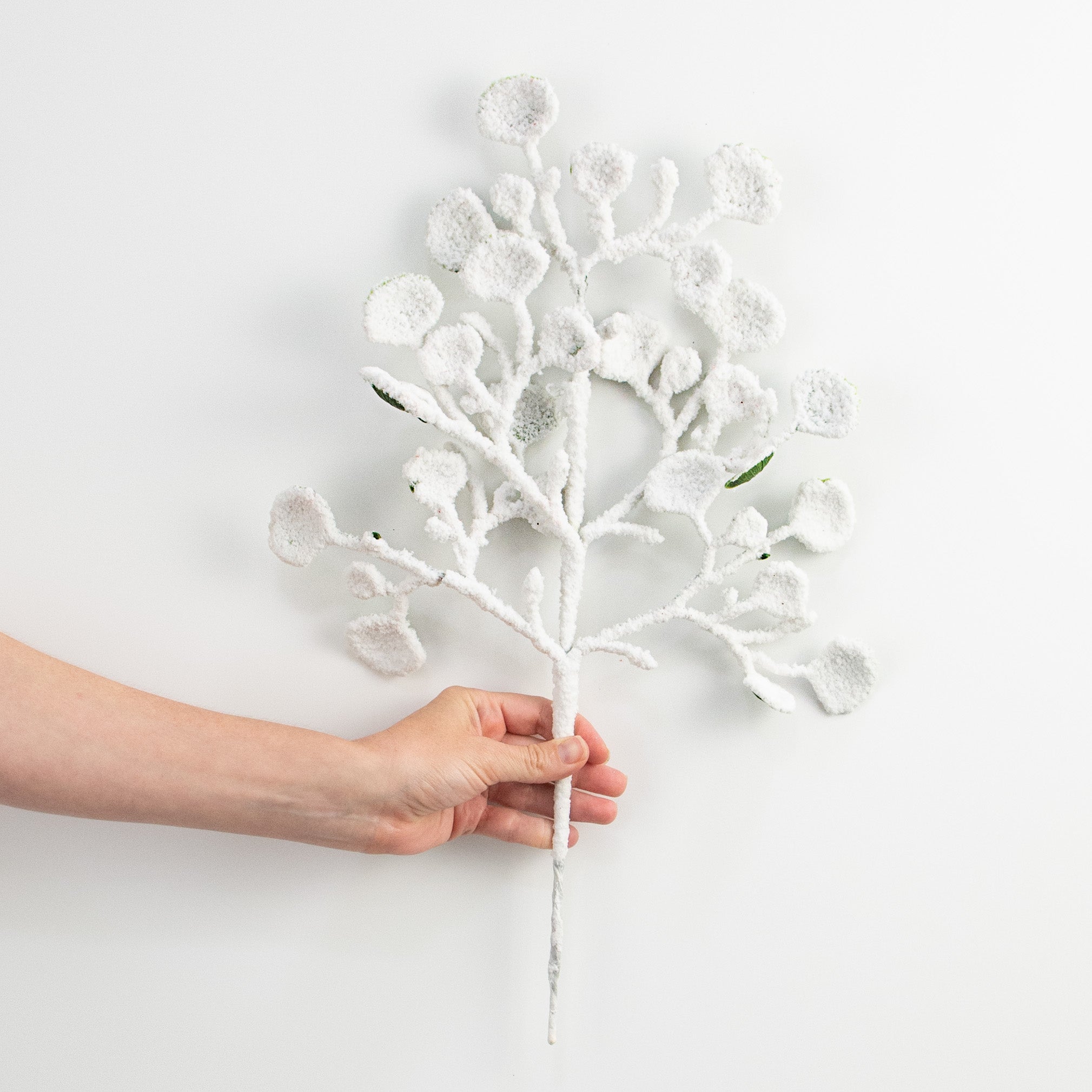 18" Flocked Silver Dollar Pick detail photo 3