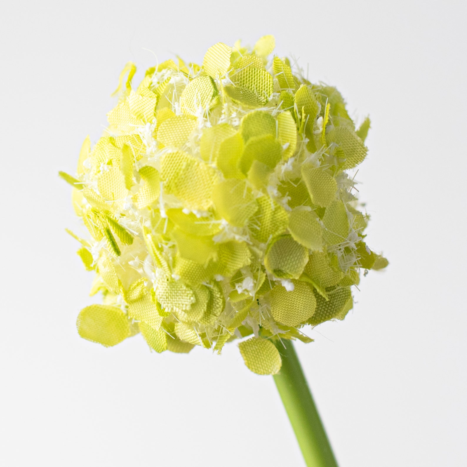 11" Flower Ball Stem Bundle: Light Green Lifestyle Photo