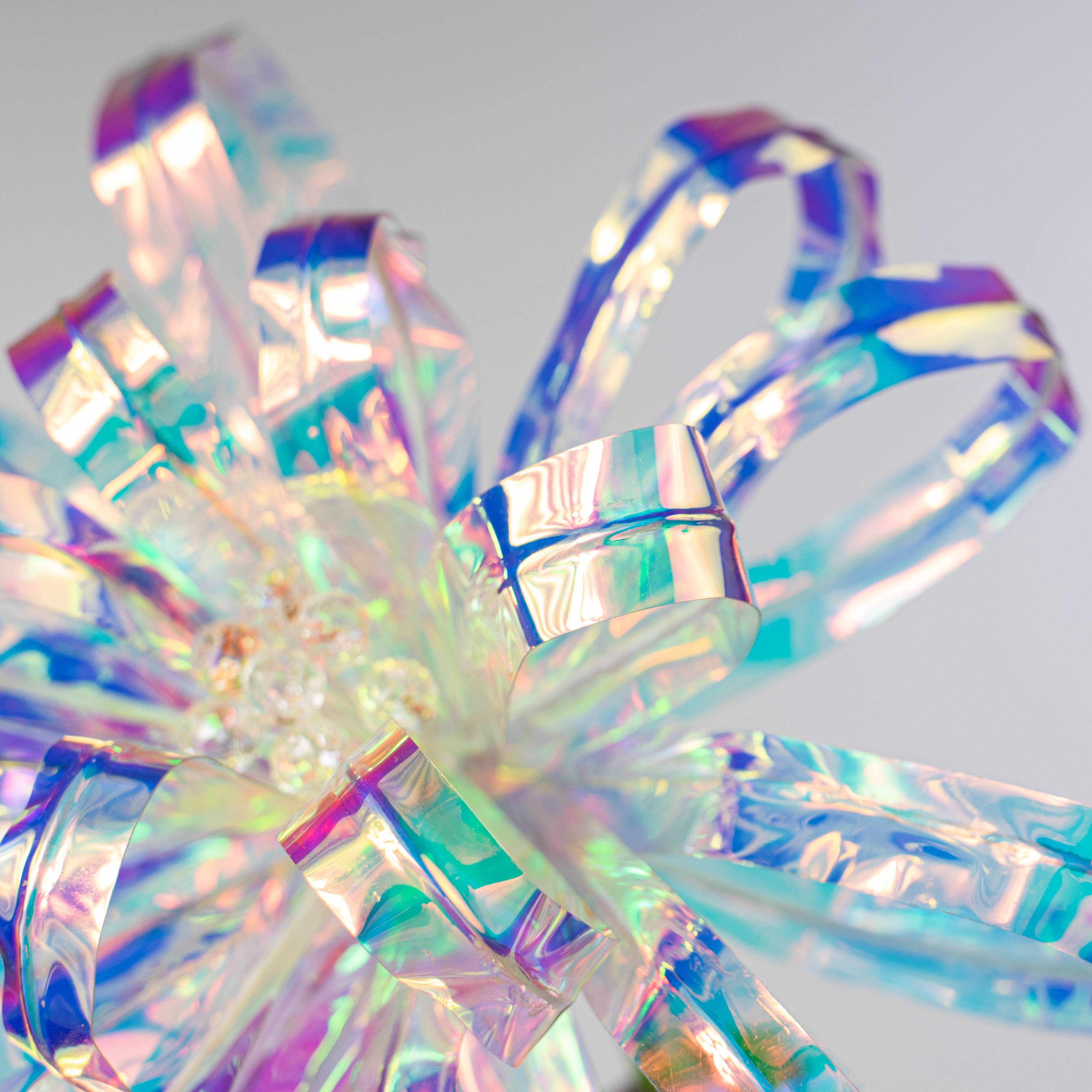 24" Flower Stem: Iridescent detail photo 4