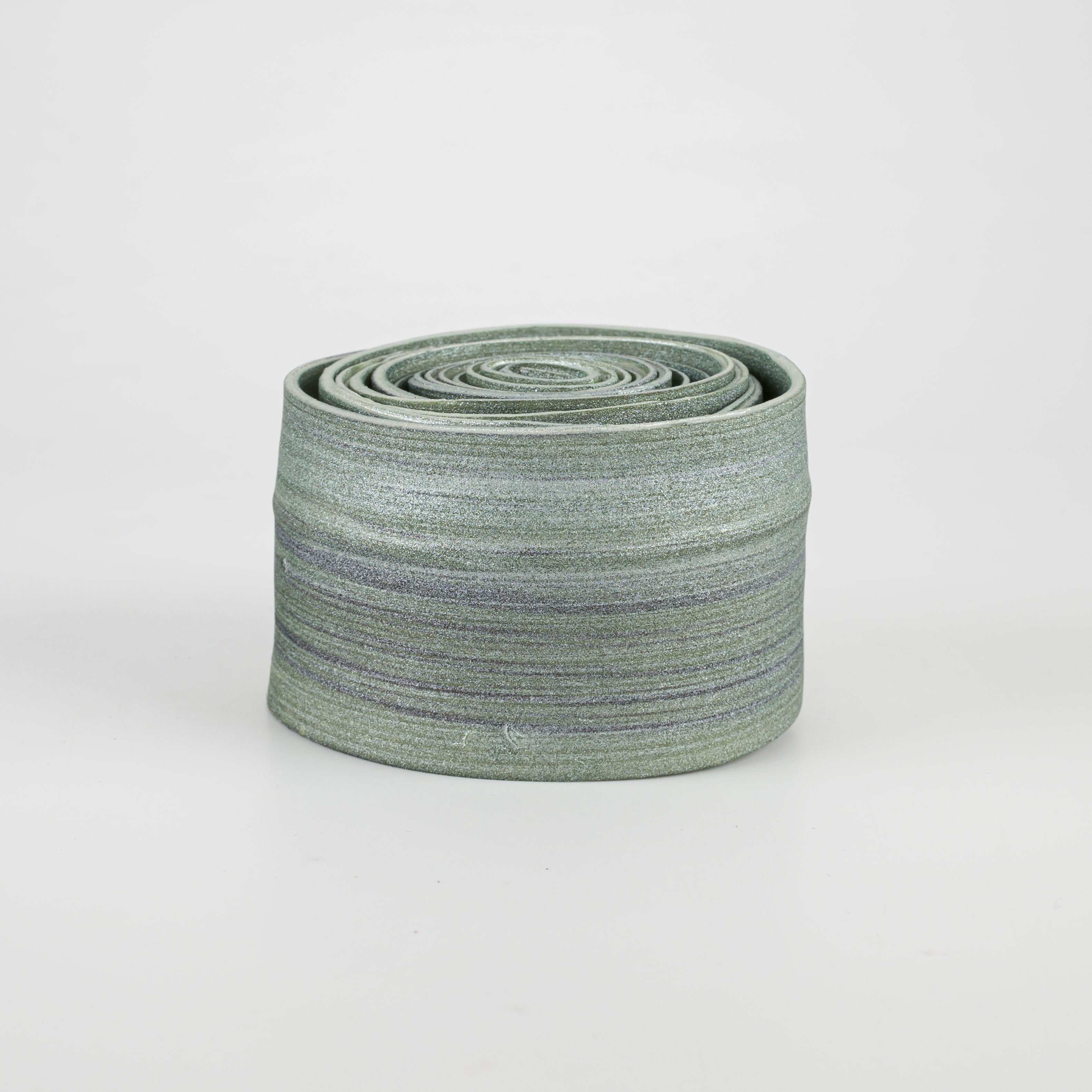 1.6" Foam Strip Wired Ribbon: Green (5 Feet)