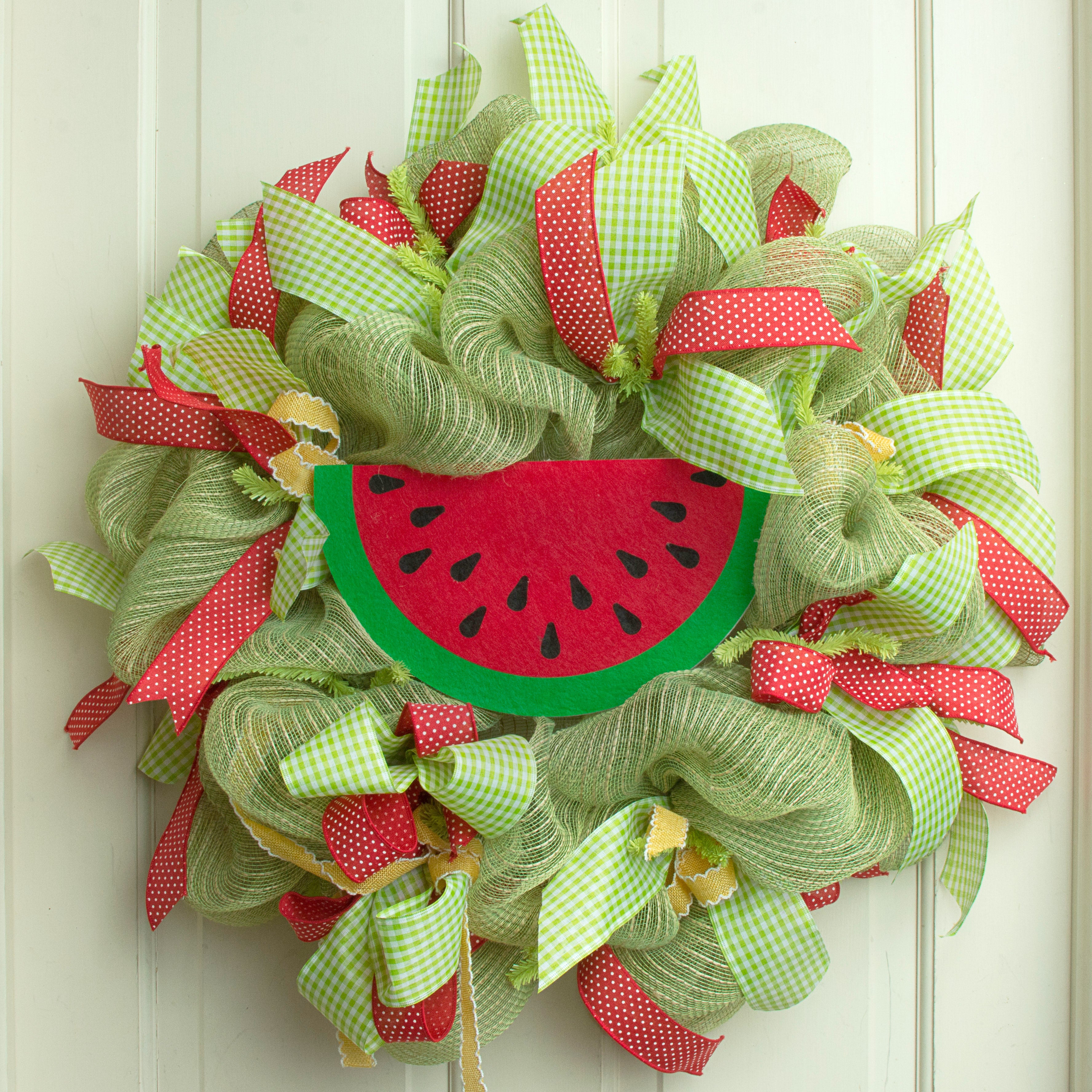 12" Foam Watermelon Ornament Lifestyle Photo