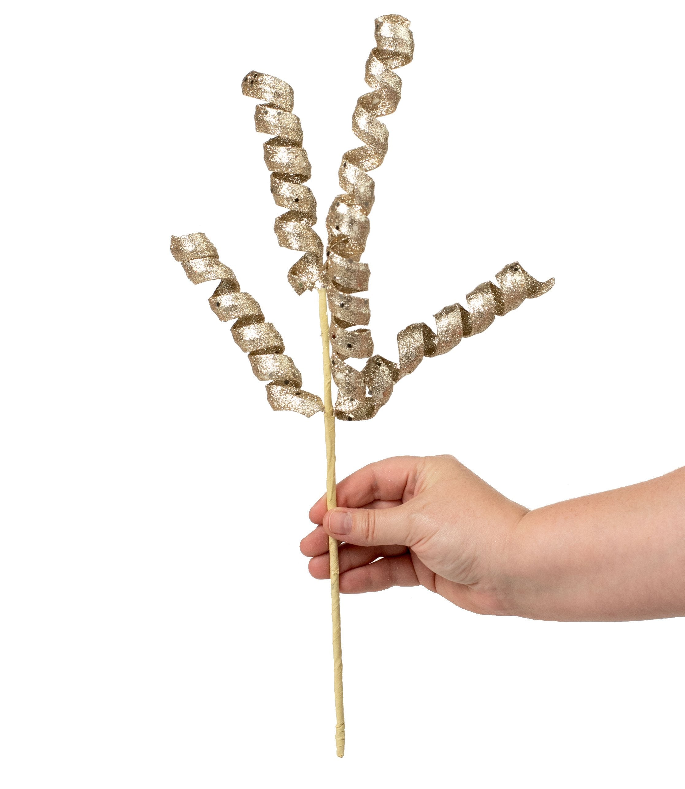 16" Frizzy Curly Pick: Champagne Lifestyle Photo
