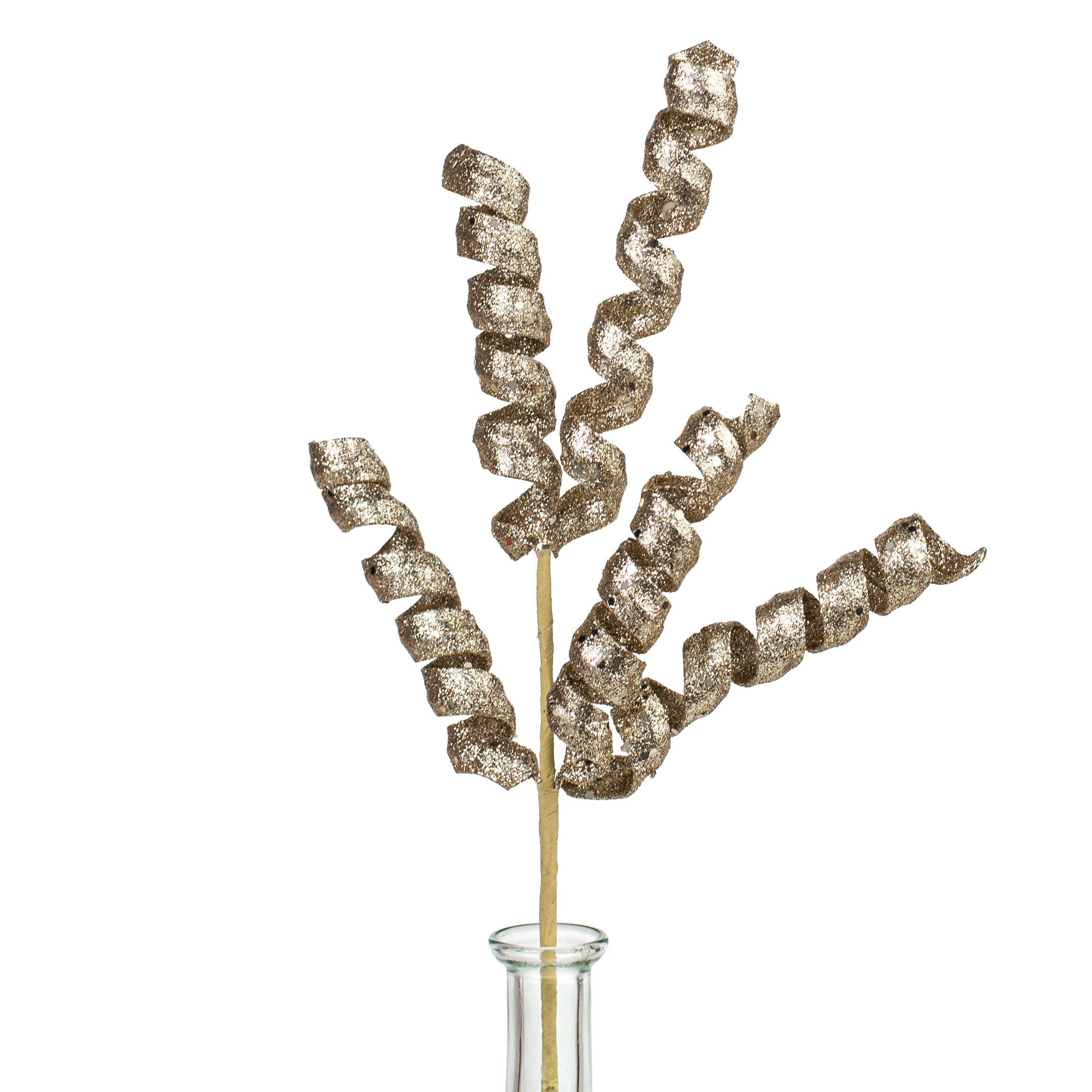 16" Frizzy Curly Pick: Champagne Item Number: 82510CH