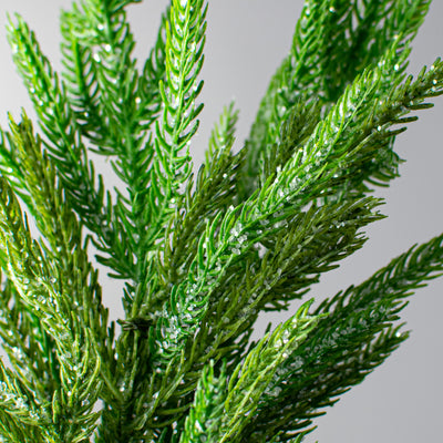 16" Frosted Fir Pine Branch Spray Lifestyle Photo