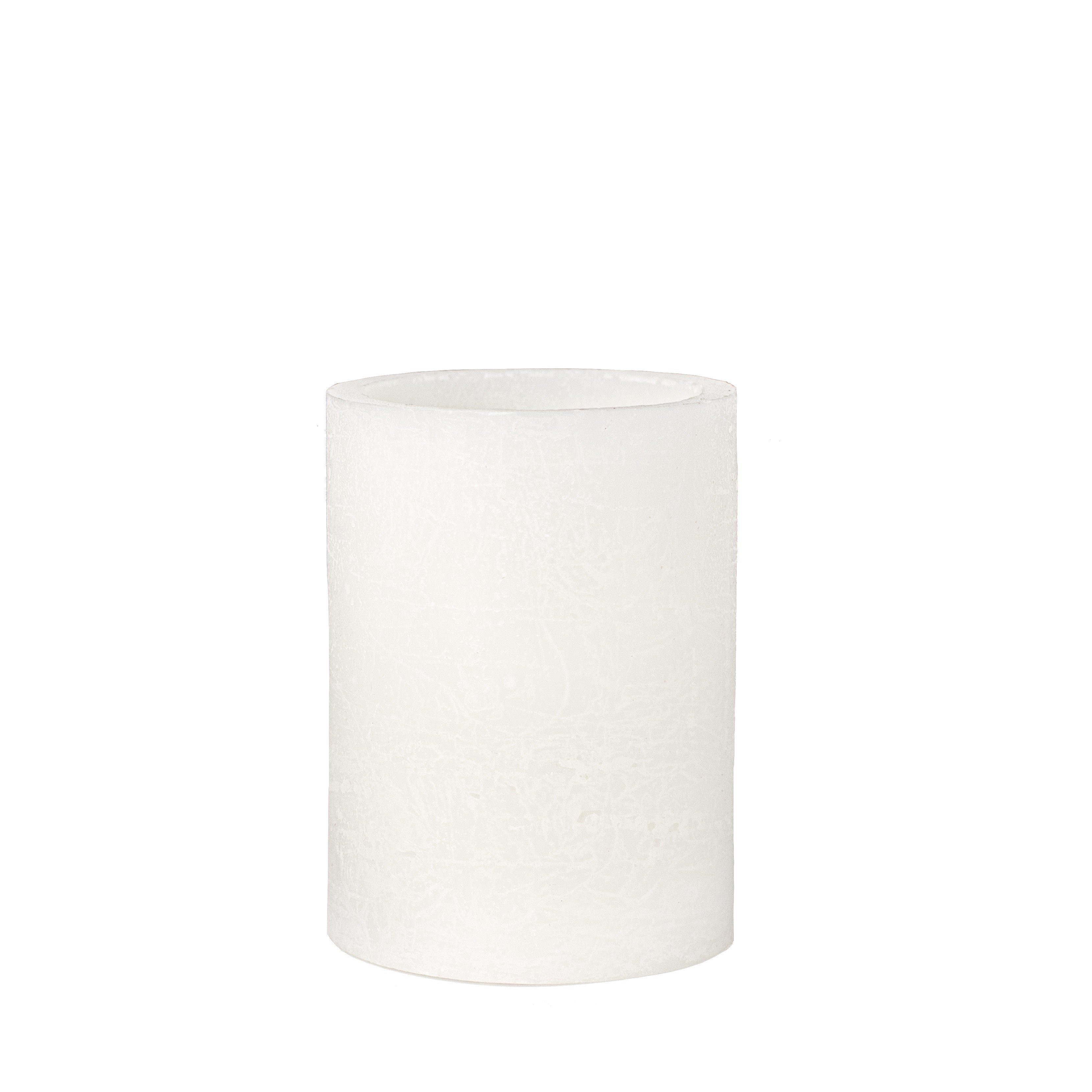 4" Frosted Flameless Candle: White Item Number: LL601327