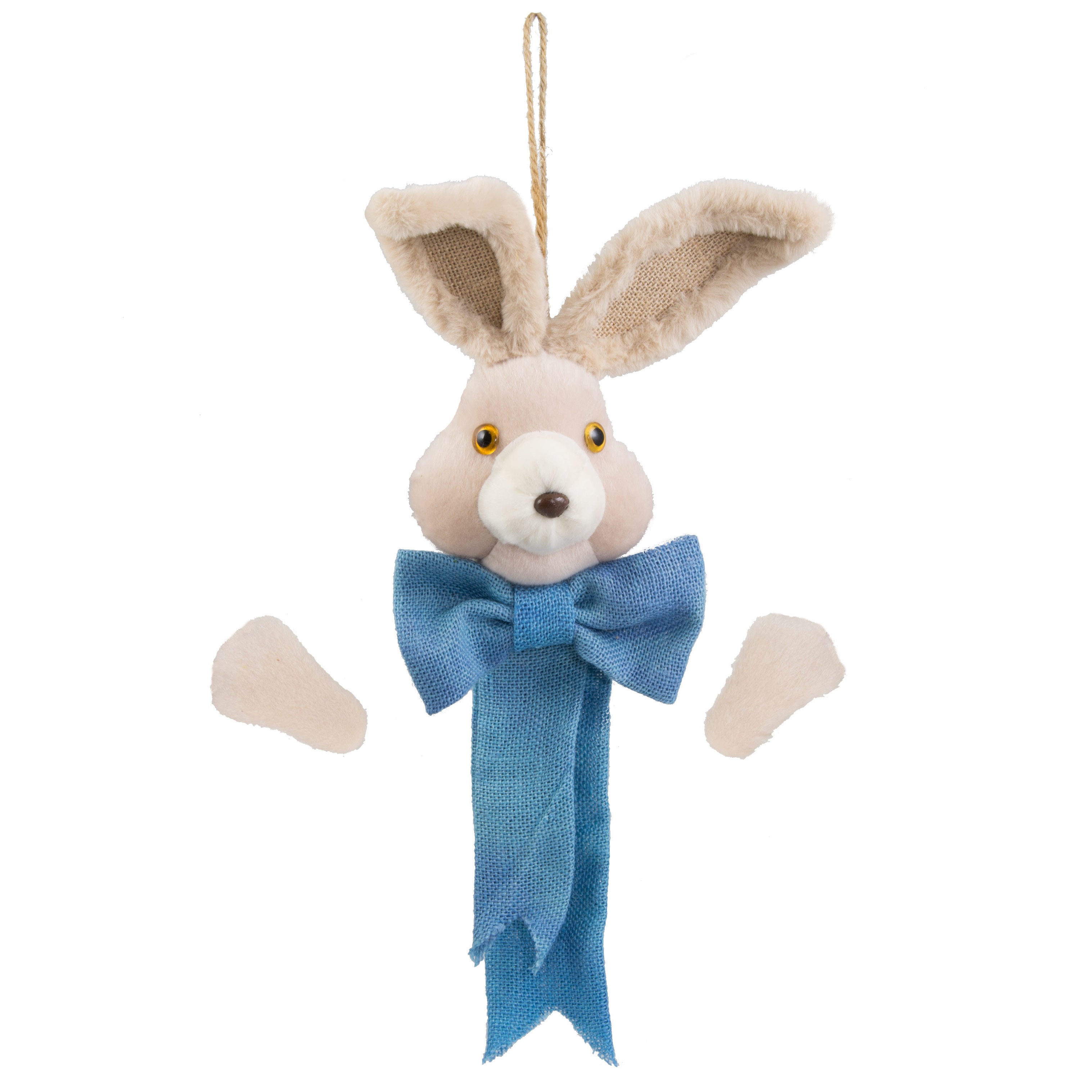 Fur Bunny Wreath Accent: Blue Item Number: HE710703