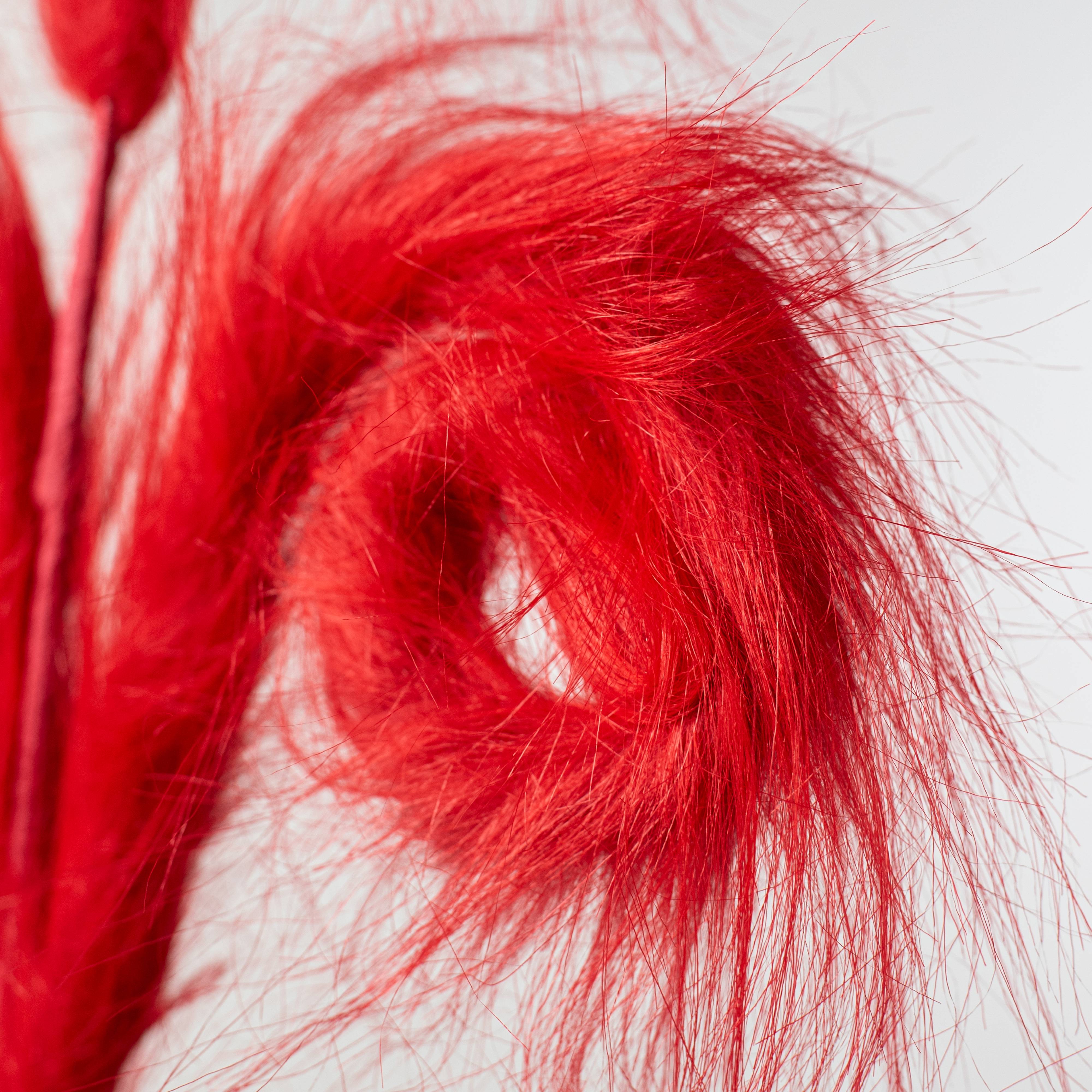30" Furry Spiral Curly Spray: Bright Red Lifestyle Photo