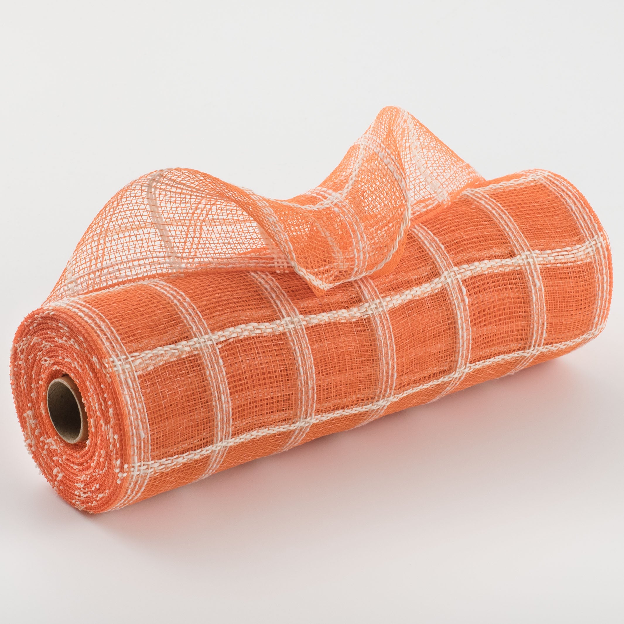 10" Fuzzy Check Mesh: Orange Item Number: XB107710-19