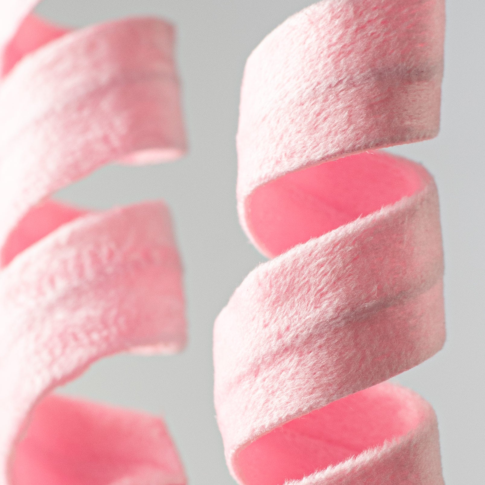 24" Fuzzy Curly Spray: Pink Lifestyle Photo
