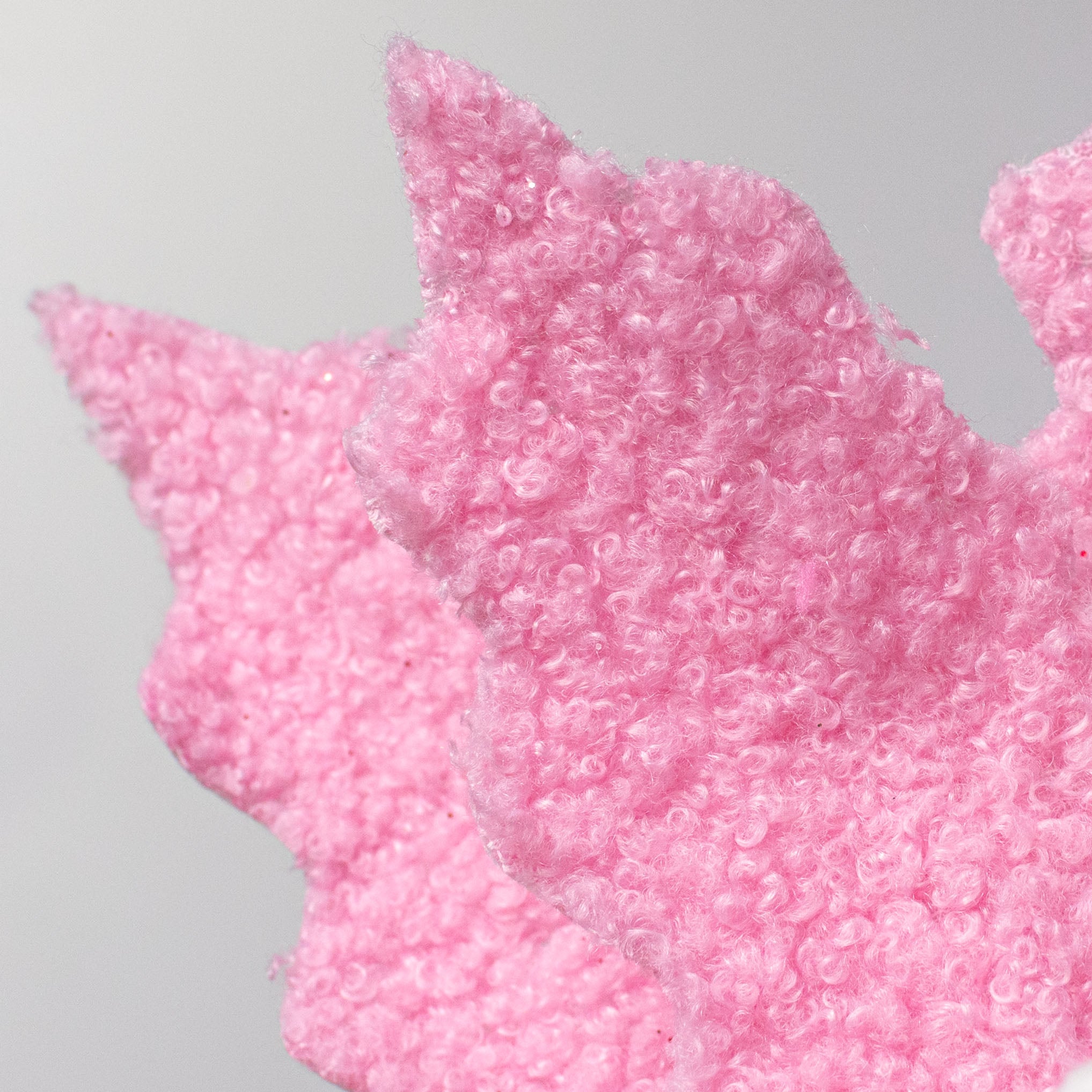 11" x 25" Fuzzy Fabric Poinsettia Pick: Pink Lifestyle Photo