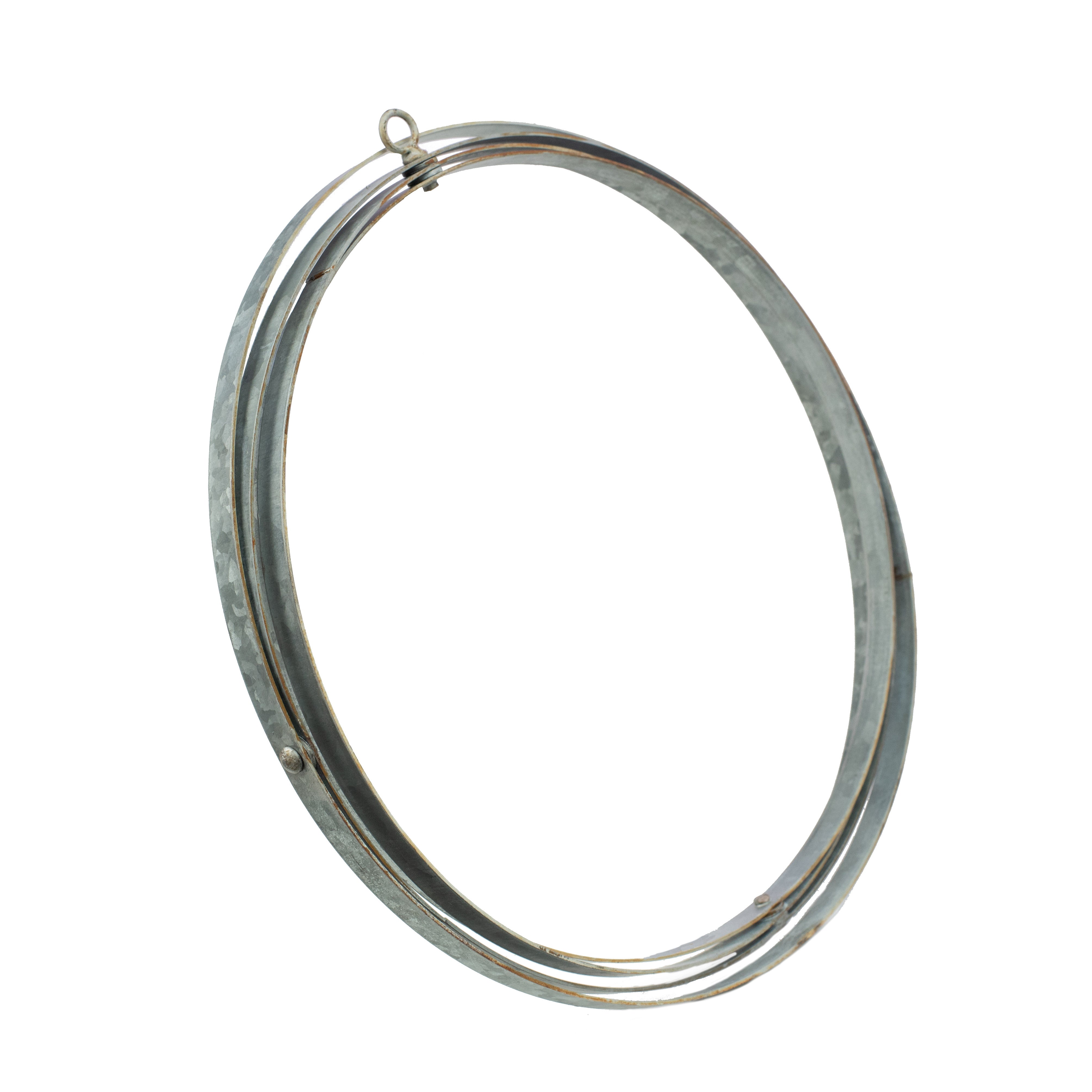 12" Galvanized Strips Ball: Acid Washed Lifestyle Photo