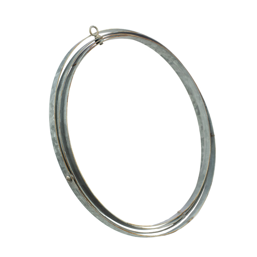 12" Galvanized Strips Ball: Acid Washed Lifestyle Photo