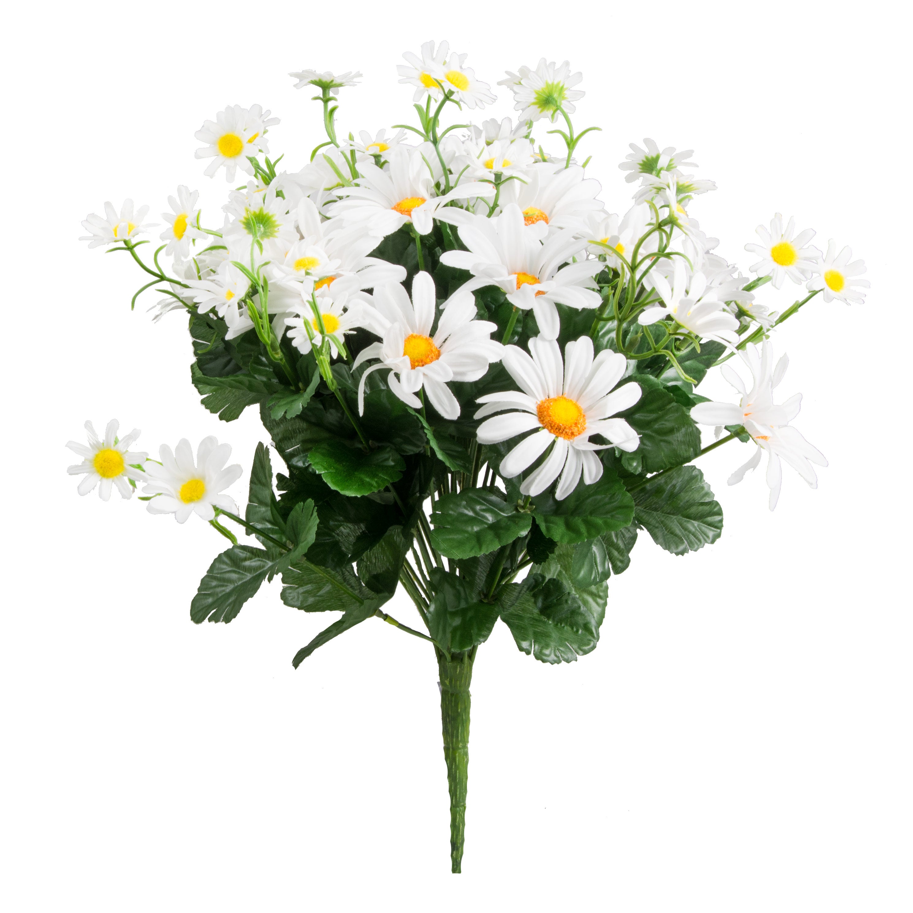 18" Garden White Daisy Bush detail photo 4