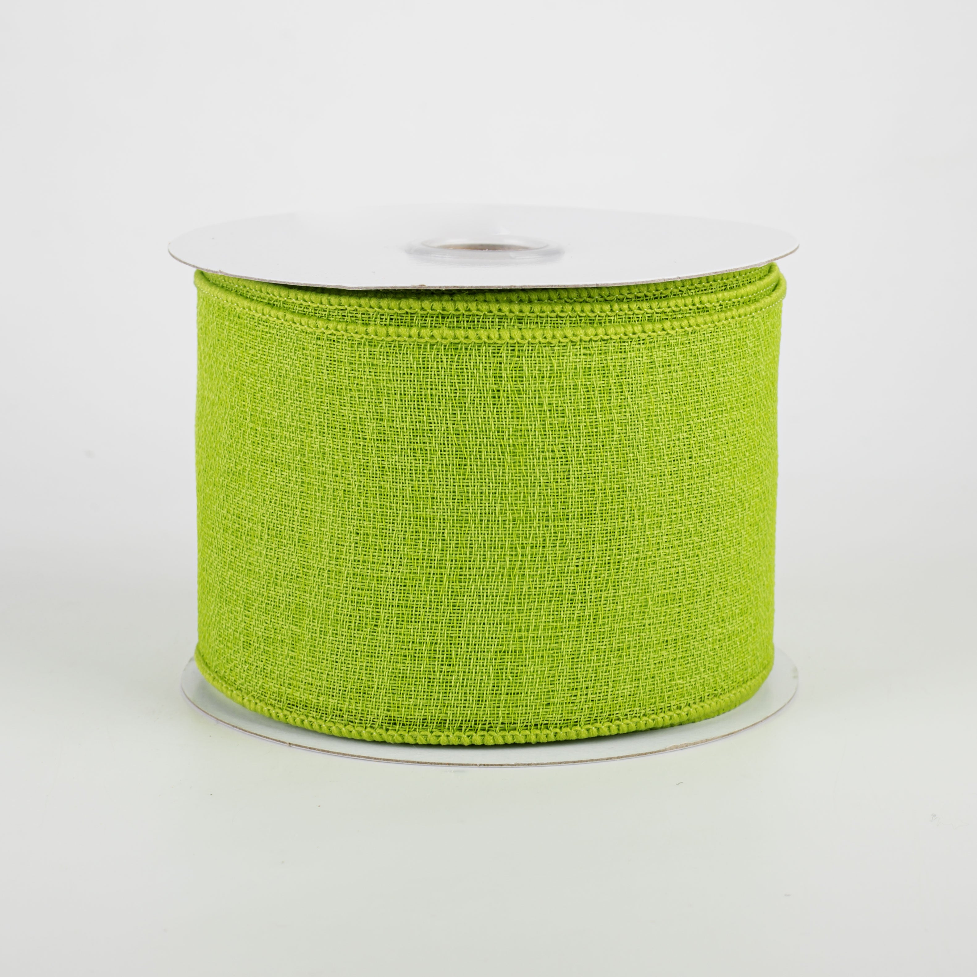 2.5" Gauze Ribbon: Lime Green (10 Yards)