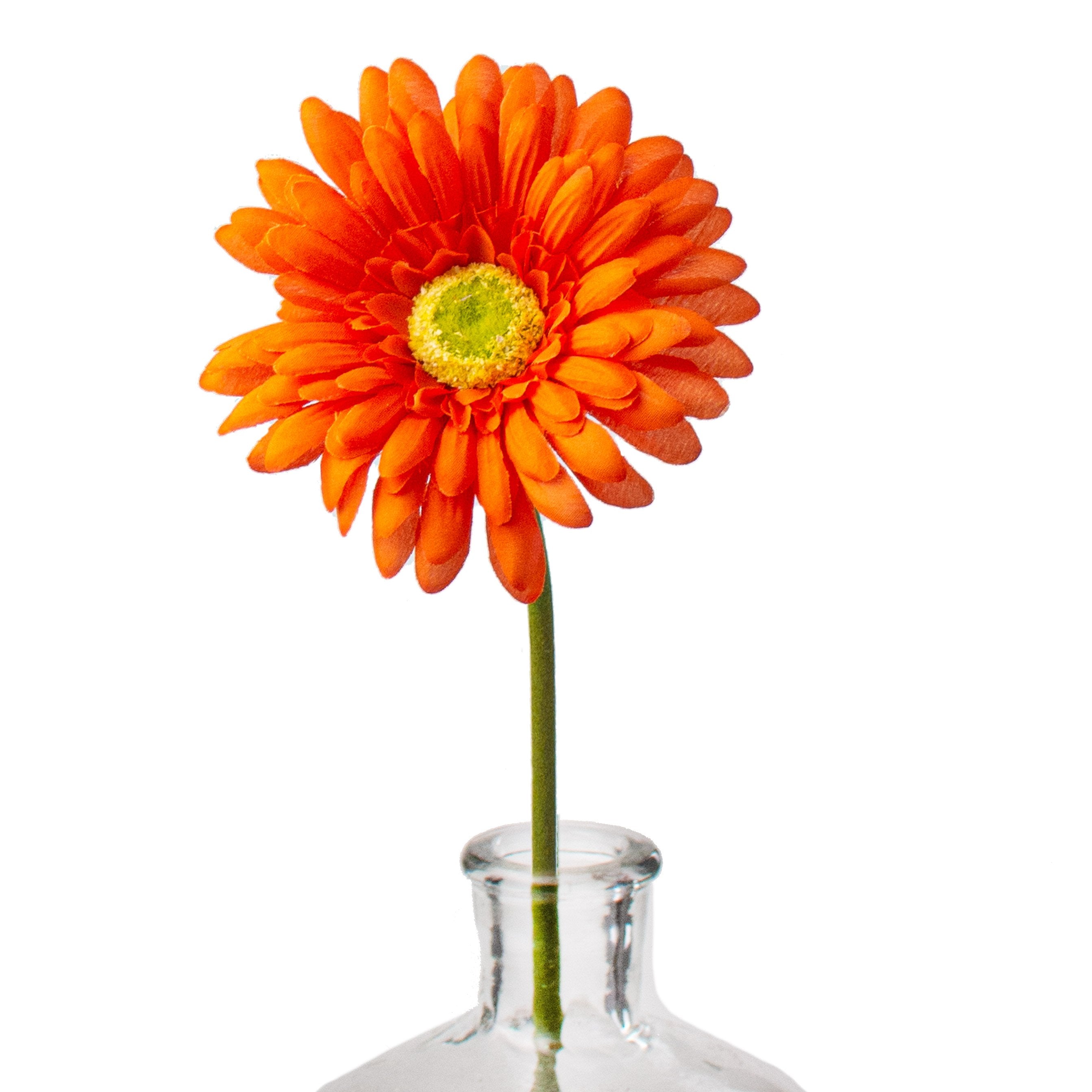 18" Gerbera Daisy Stem: Orange Item Number: 20168OR1