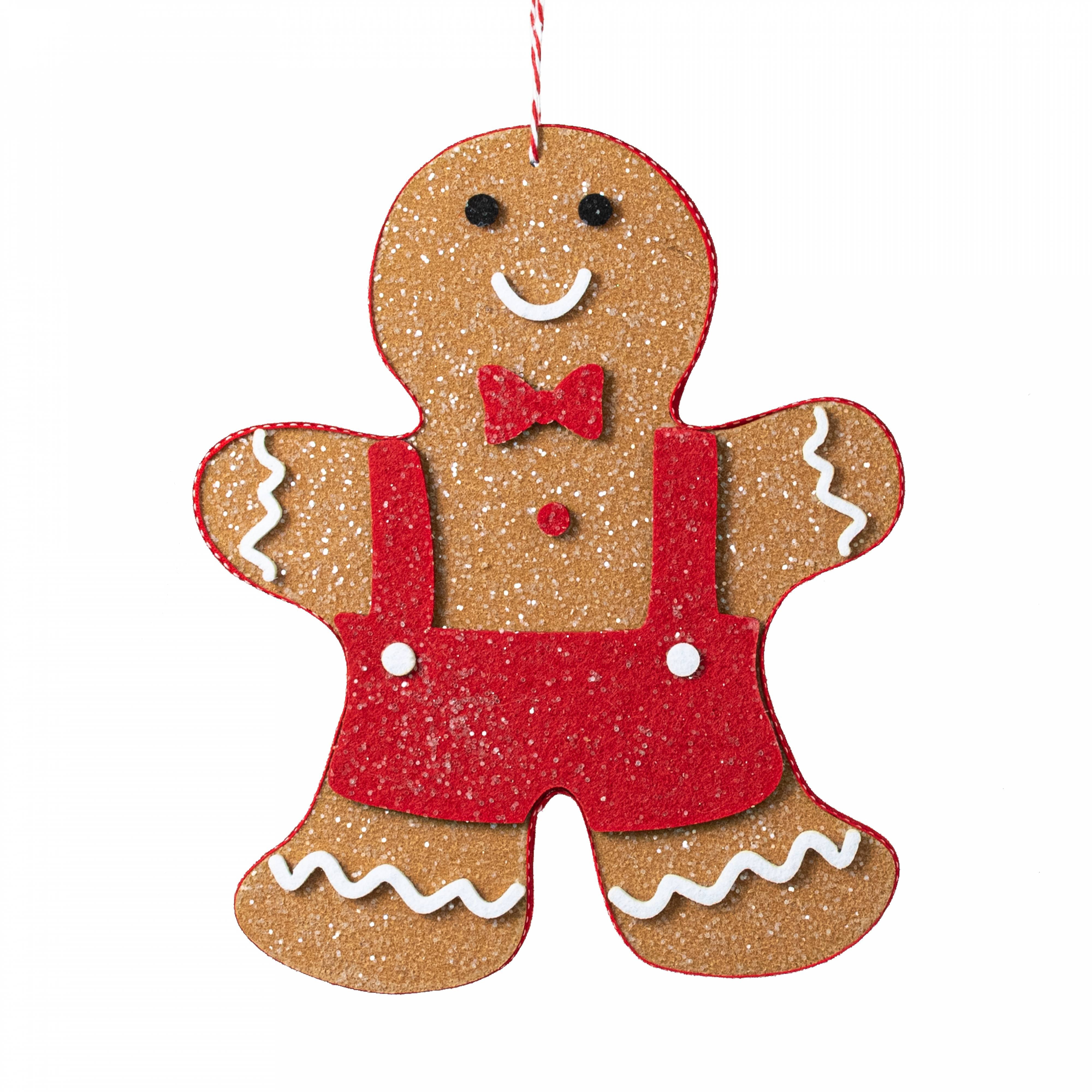 9" Gingerbread Boy Ornament Item Number: 86093BOY