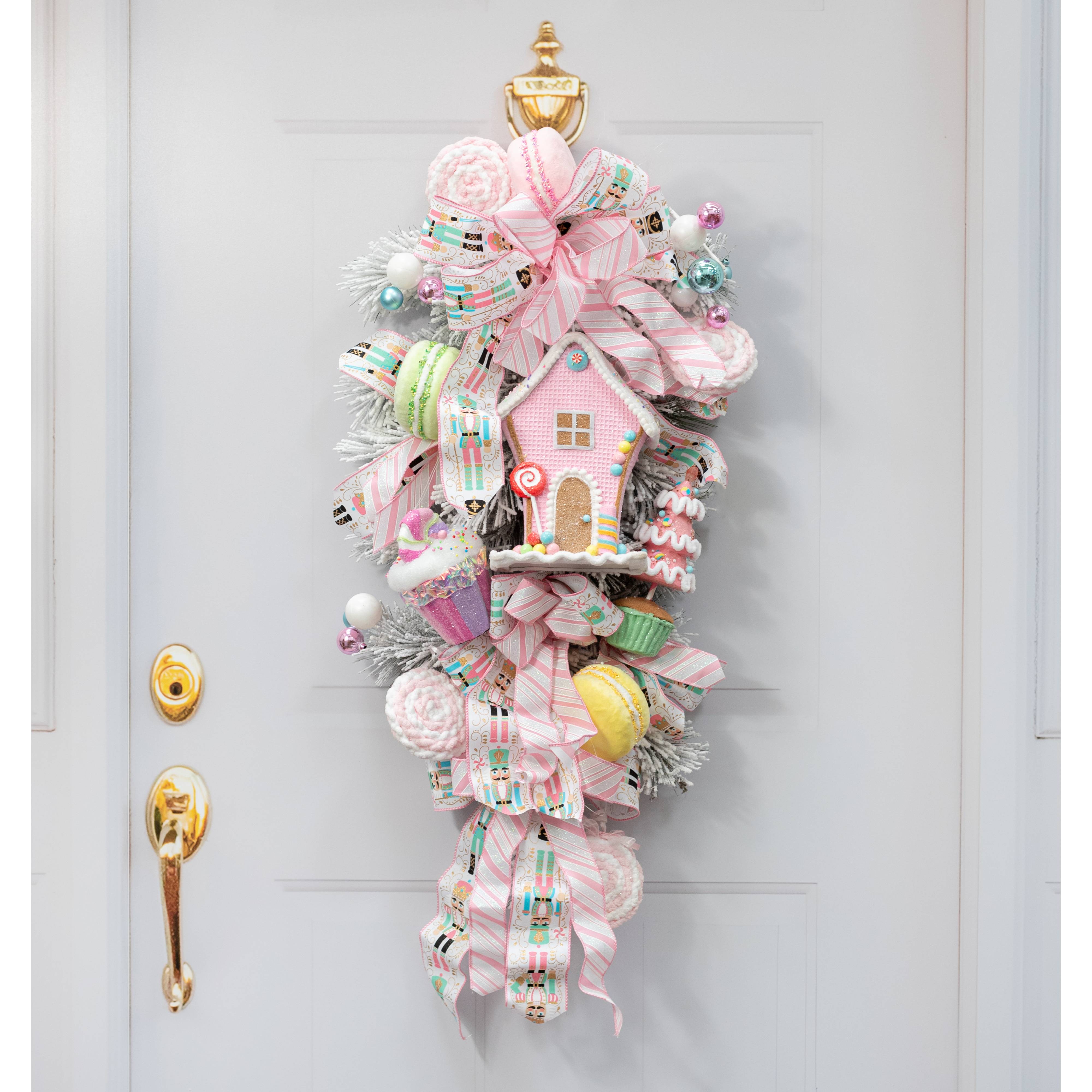 10" Gingerbread Candy House Ornament Lifestyle Photo