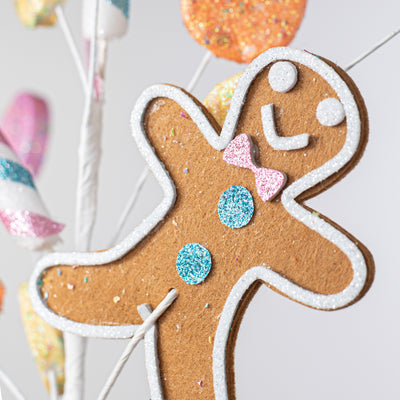 27" Gingerbread Candy Spray: Pastel Lifestyle Photo