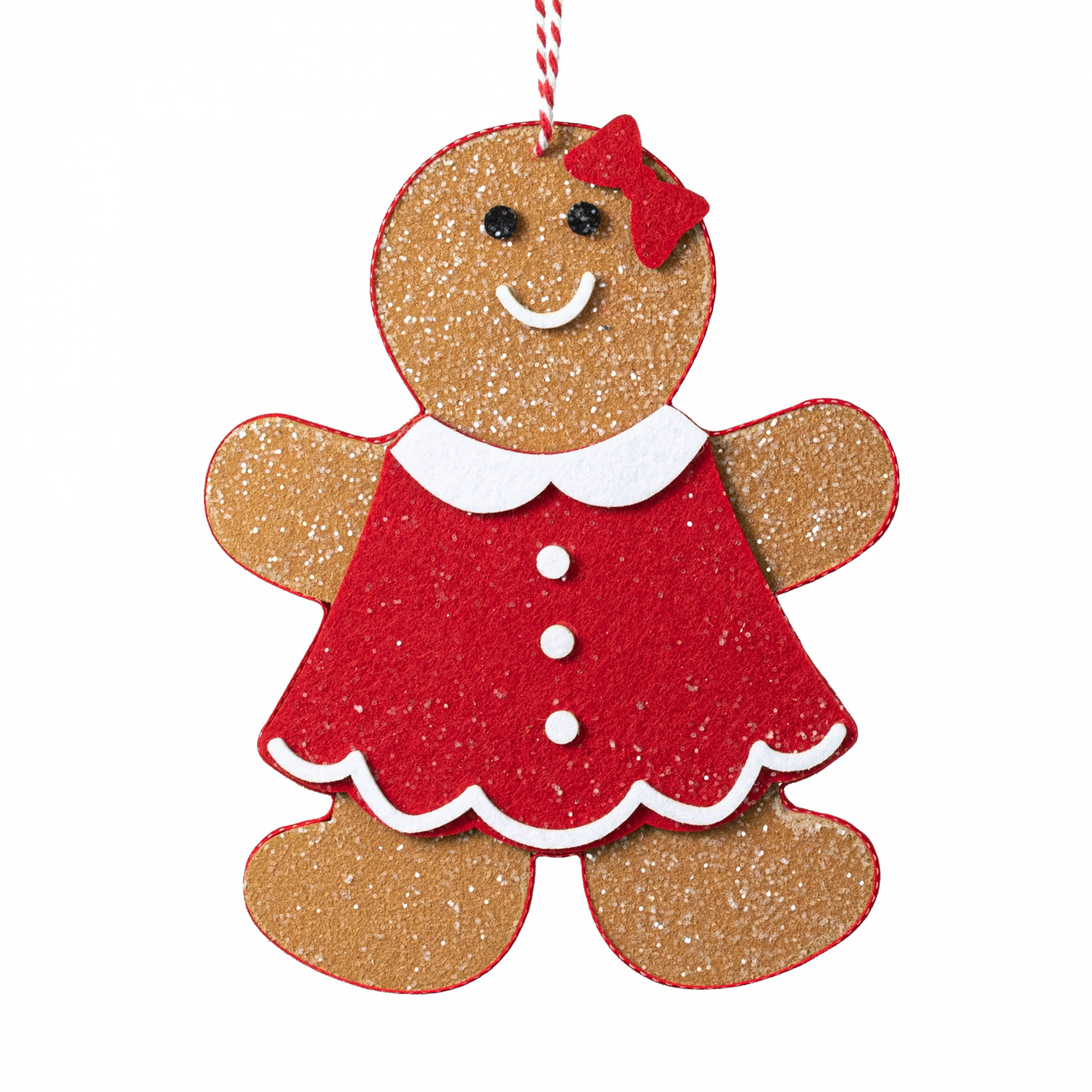 9" Gingerbread Girl Ornament Item Number: 86094GIRL