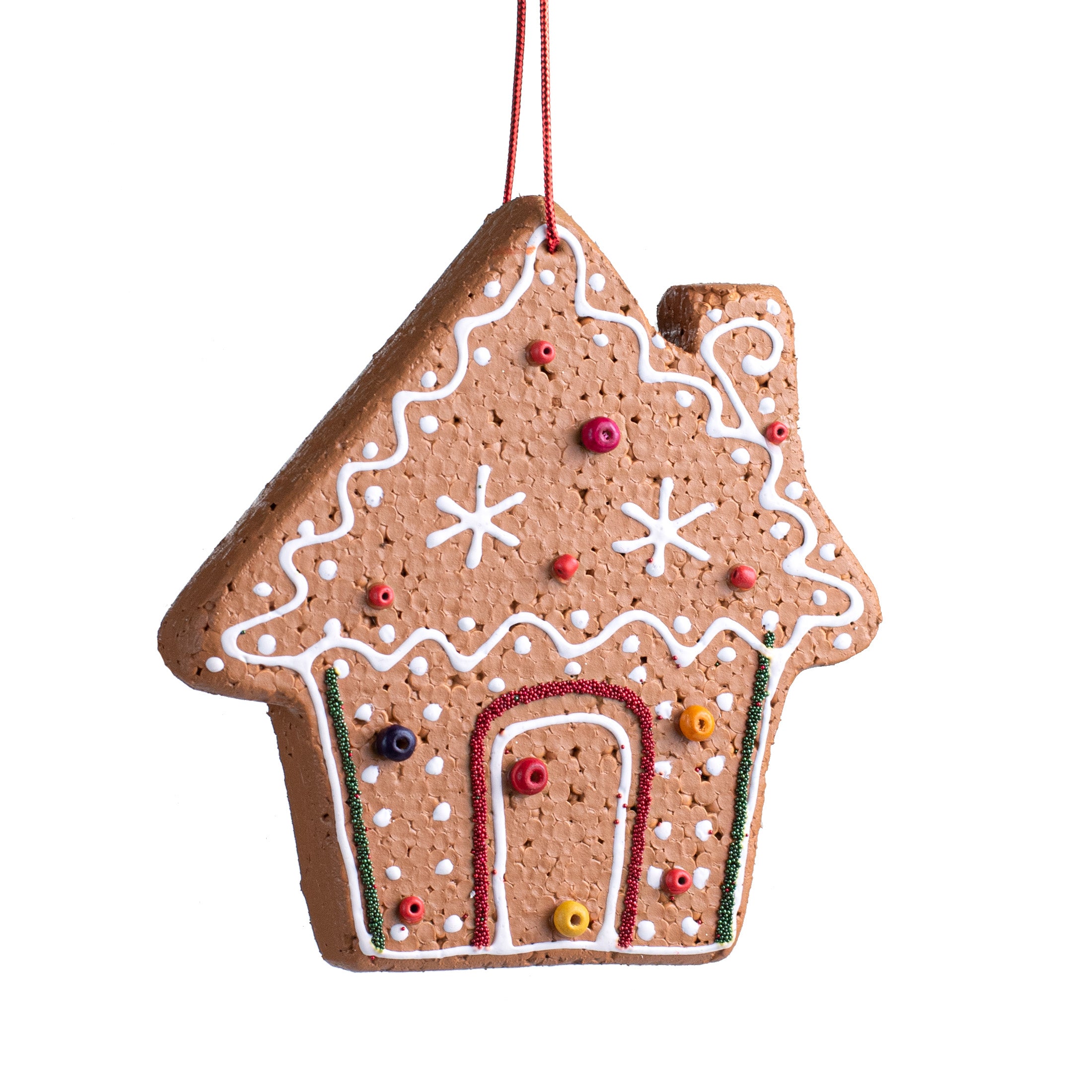 5.5" Gingerbread House Ornament Item Number: XJ4445