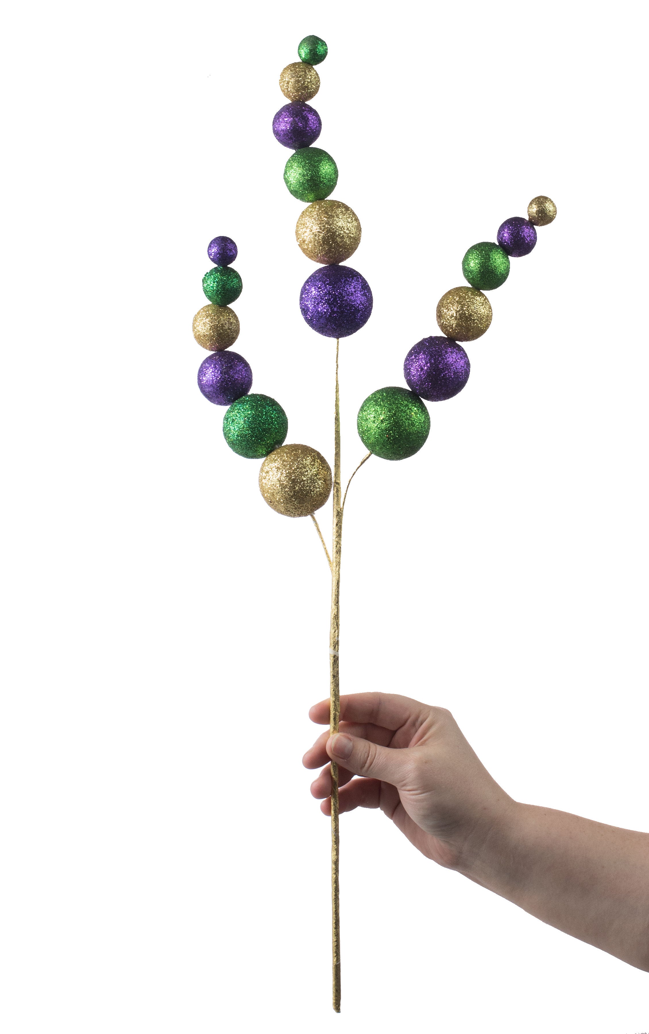 24" Glitter Ball Spray: Mardi Gras Lifestyle Photo