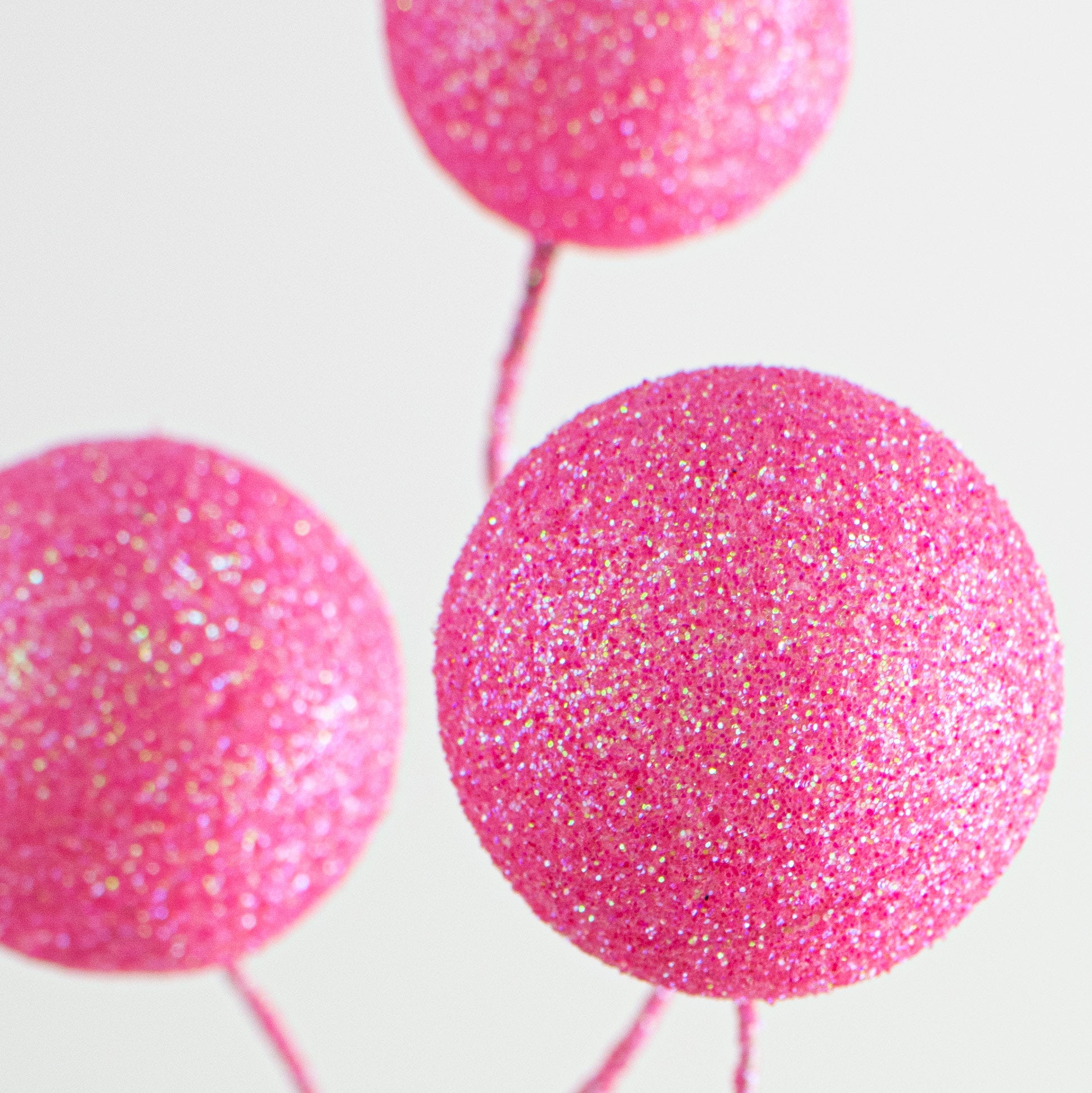 24" Glitter Ball Spray: Pink Lifestyle Photo