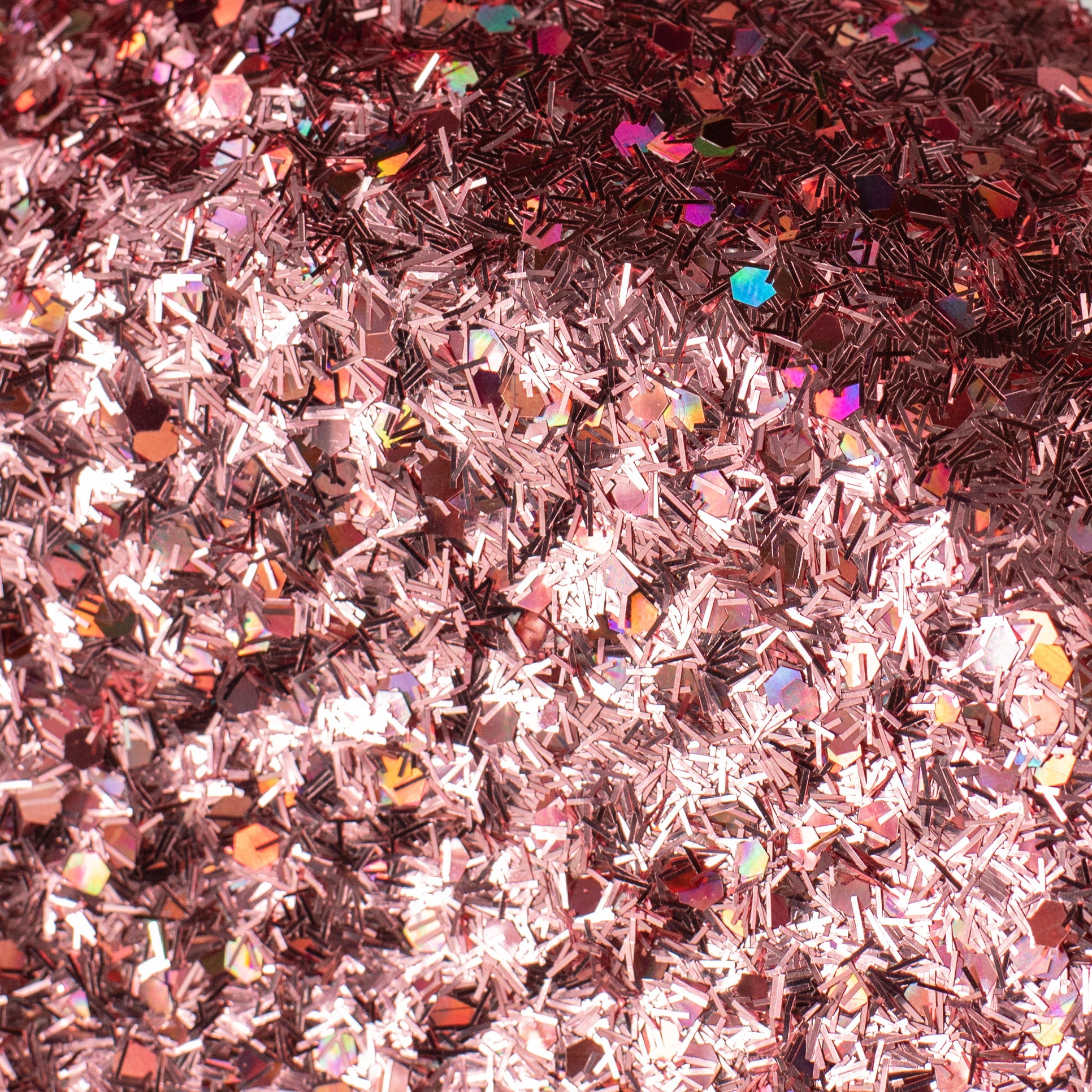7" Glitter Flower Head: Light Pink detail photo 4