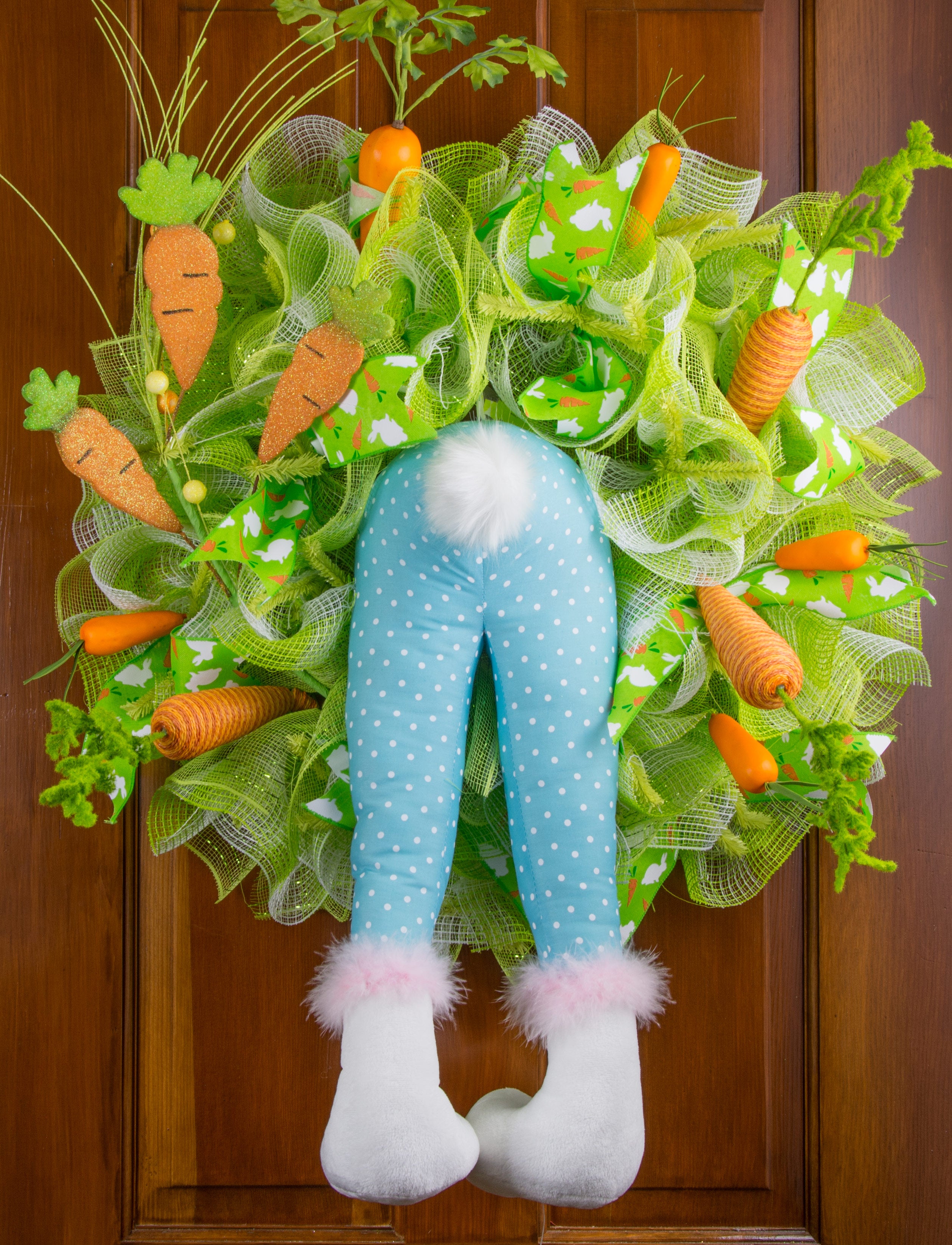 30" Glitter Foam Carrots Spray detail photo 3