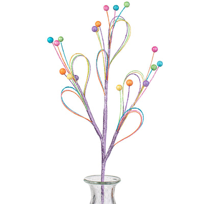 Glitter Loop & Ball Spray: Pastel Candy Colors (29") Item Number: XS59402C