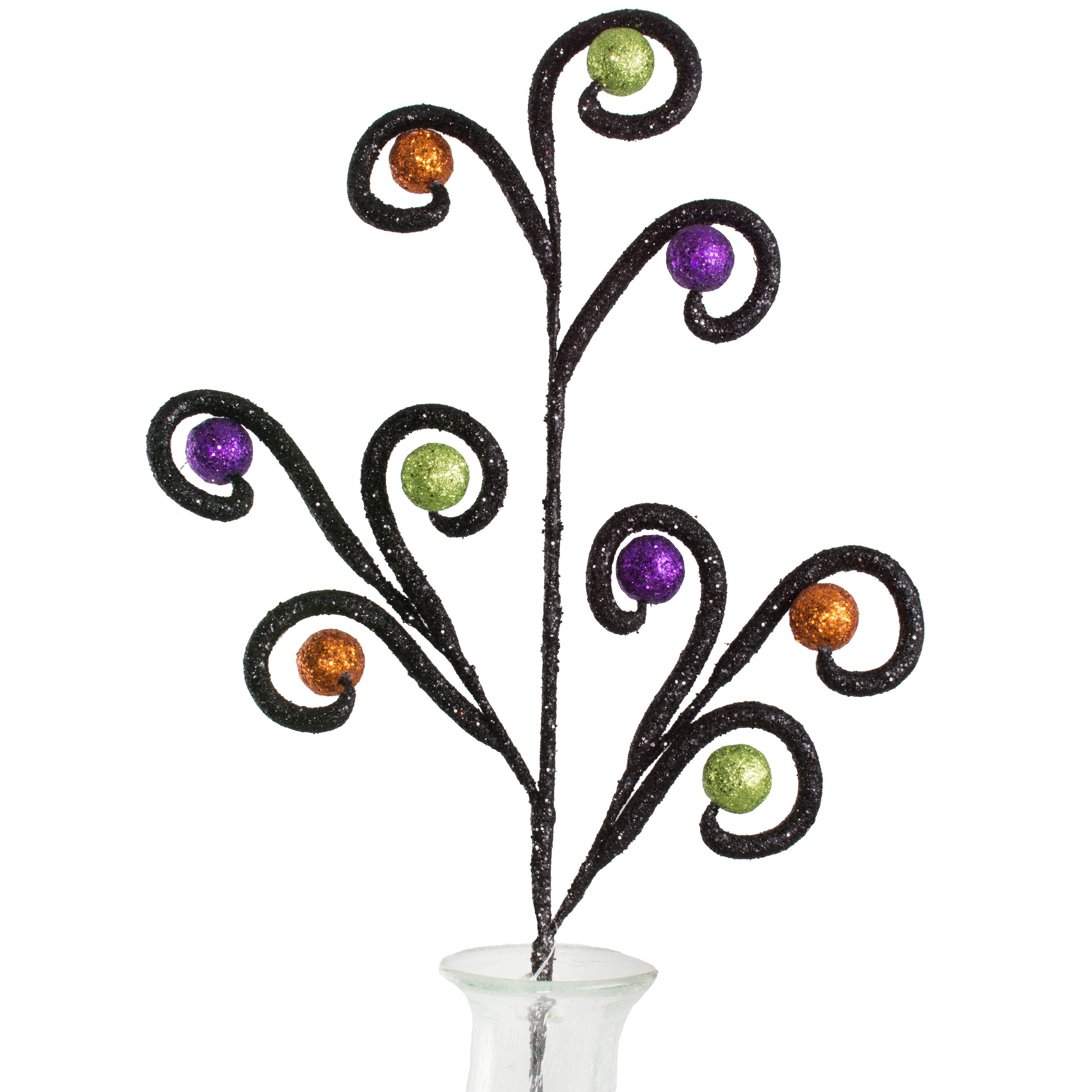 27" Glitter Spiral Ball Spray: Halloween Item Number: 81868HAL