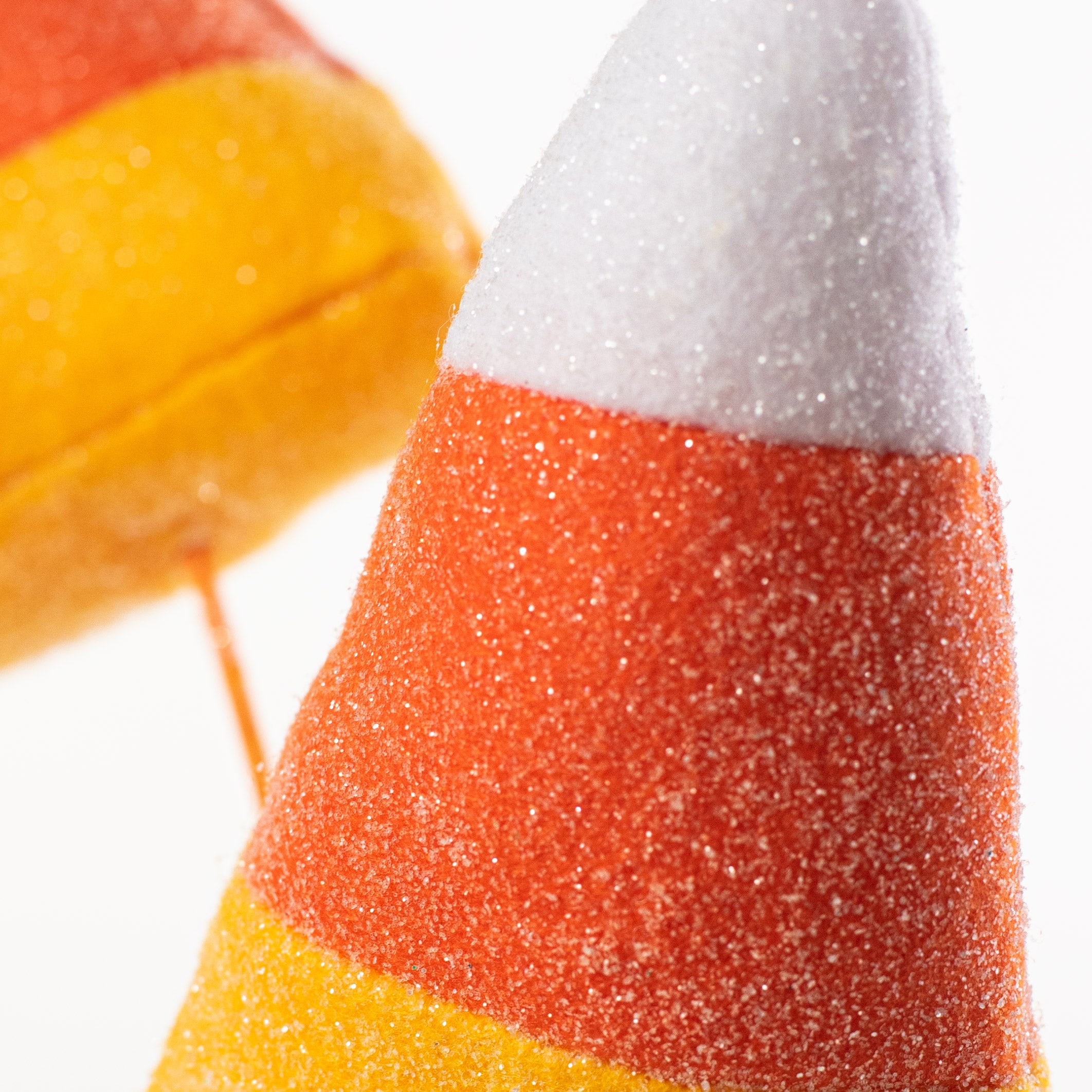 22" Glittered Fabric Candy Corn Spray detail photo 4