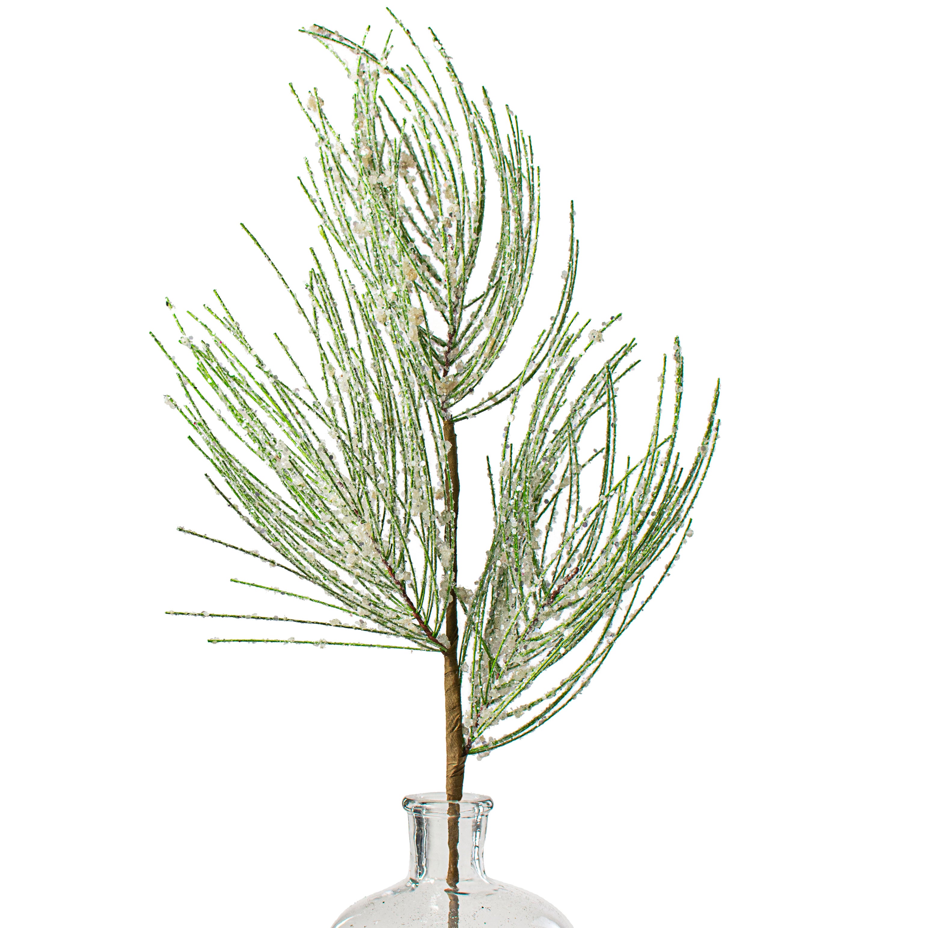 26" Glittered Pine Pick: Green Item Number: XX576909