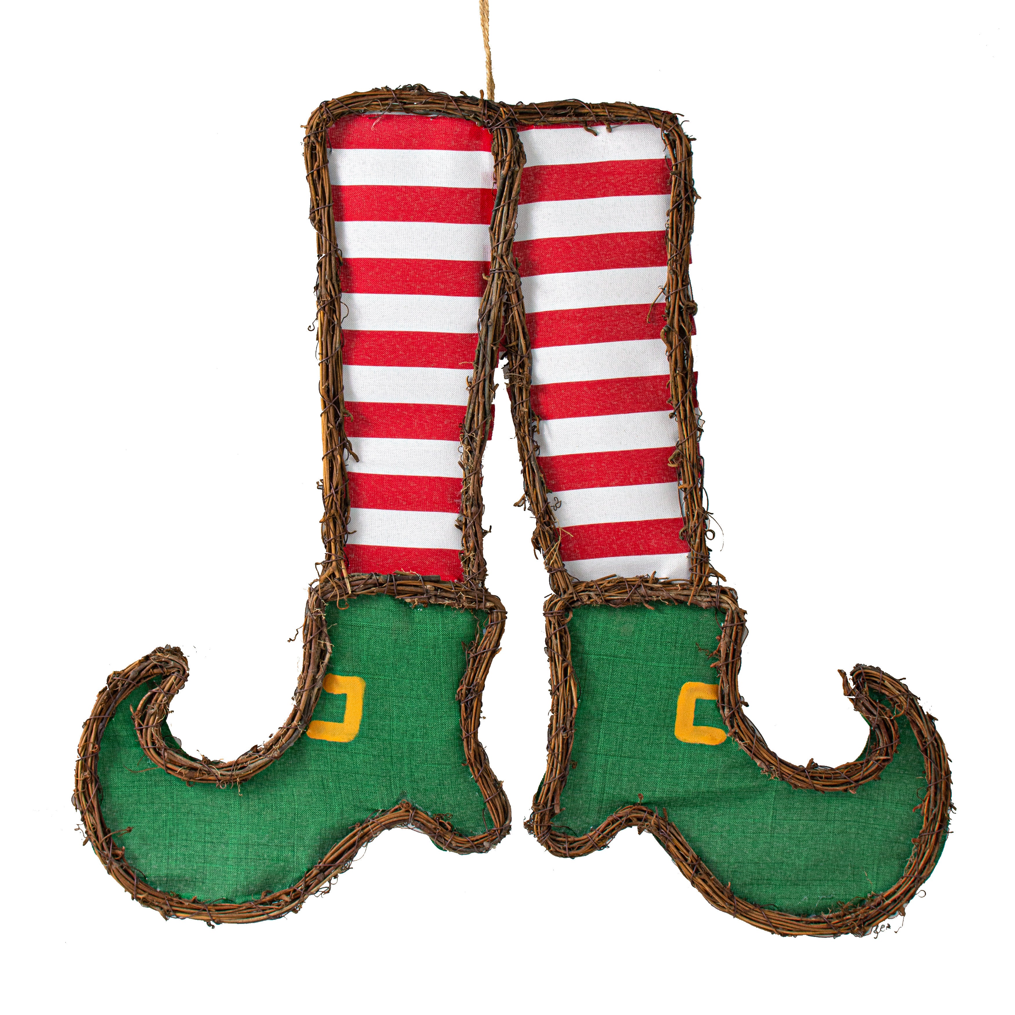 22" Grapevine Hanger: Elf Legs Item Number: KG3303