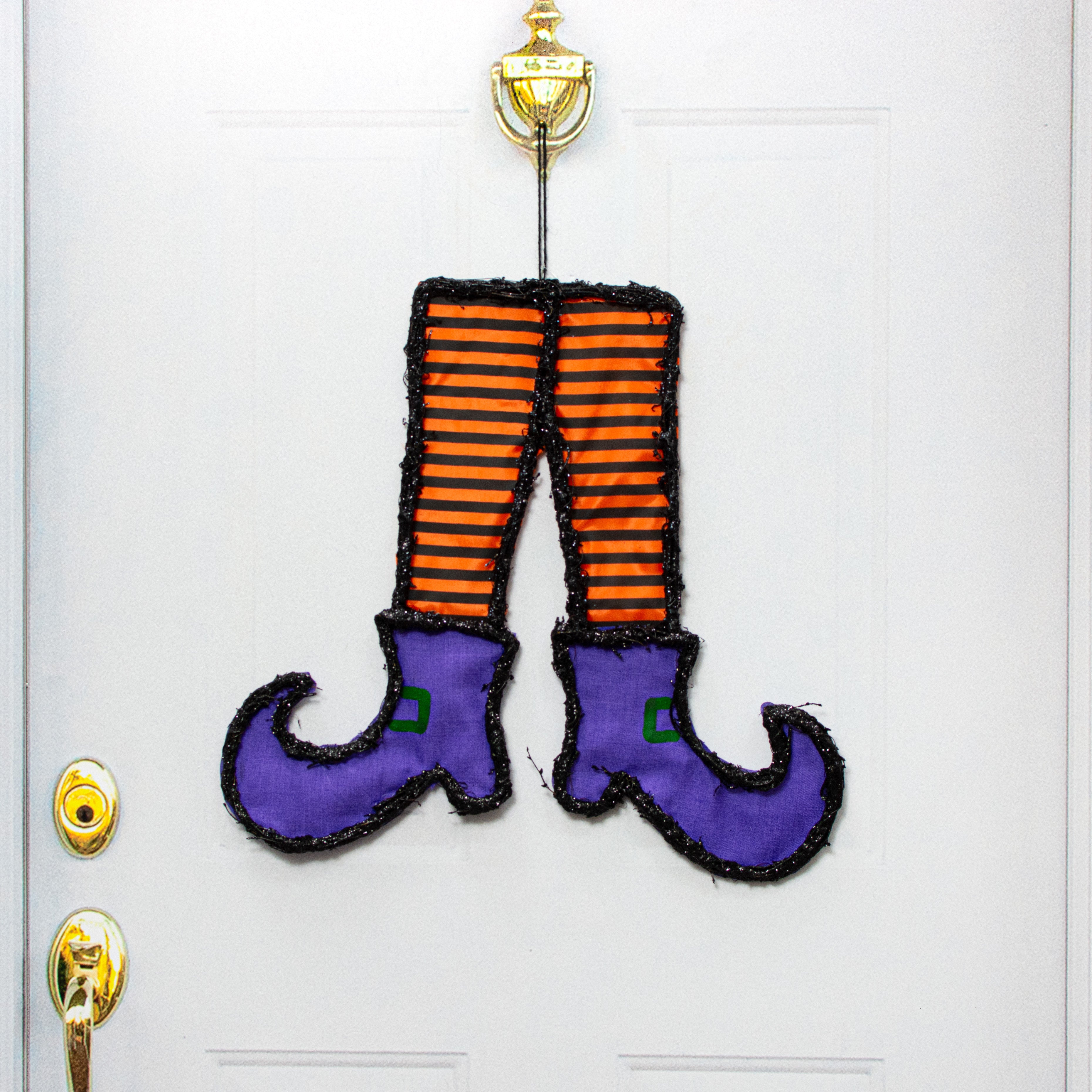 22" Grapevine Hanger: Witch Legs Lifestyle Photo