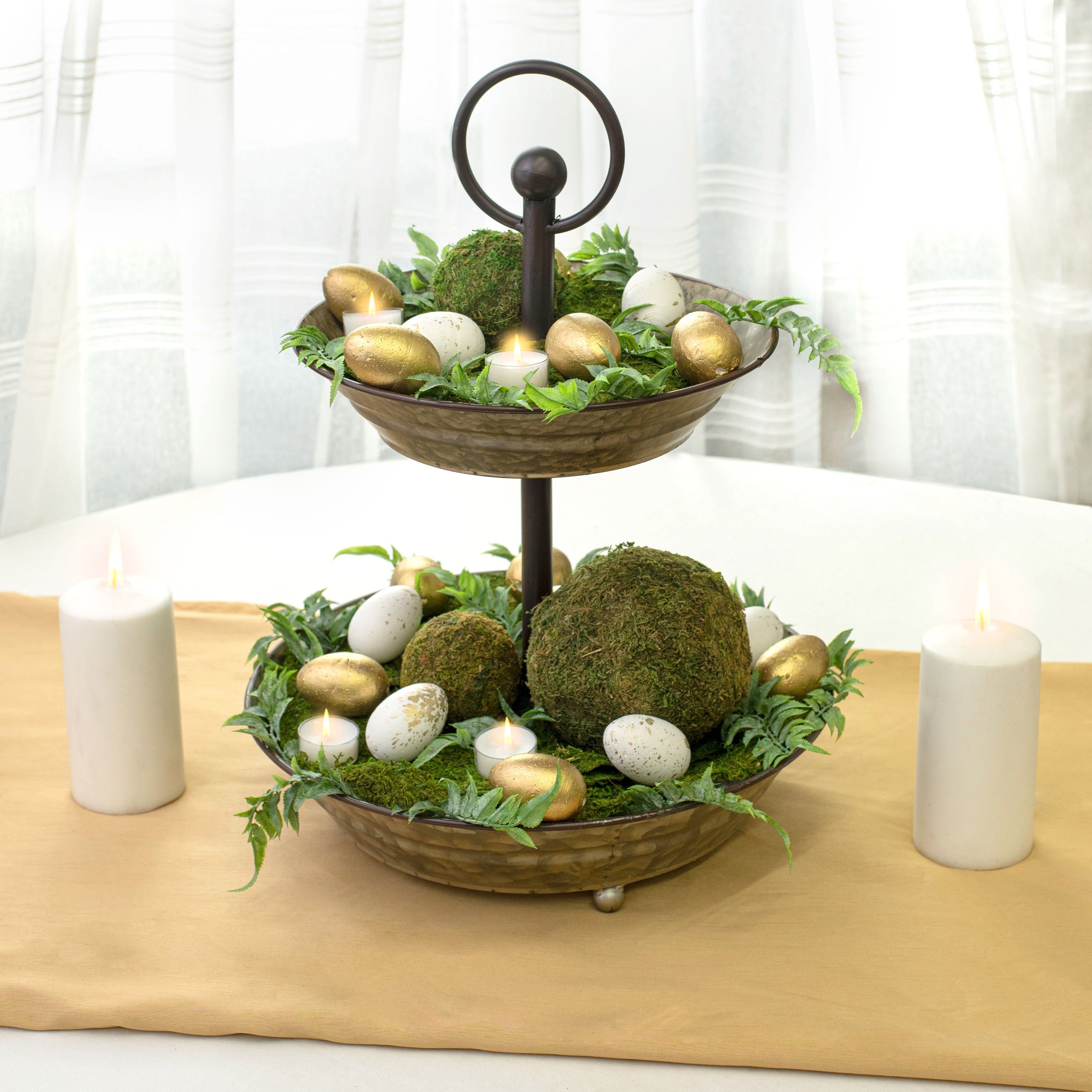 5" Green Moss Ball detail photo 4