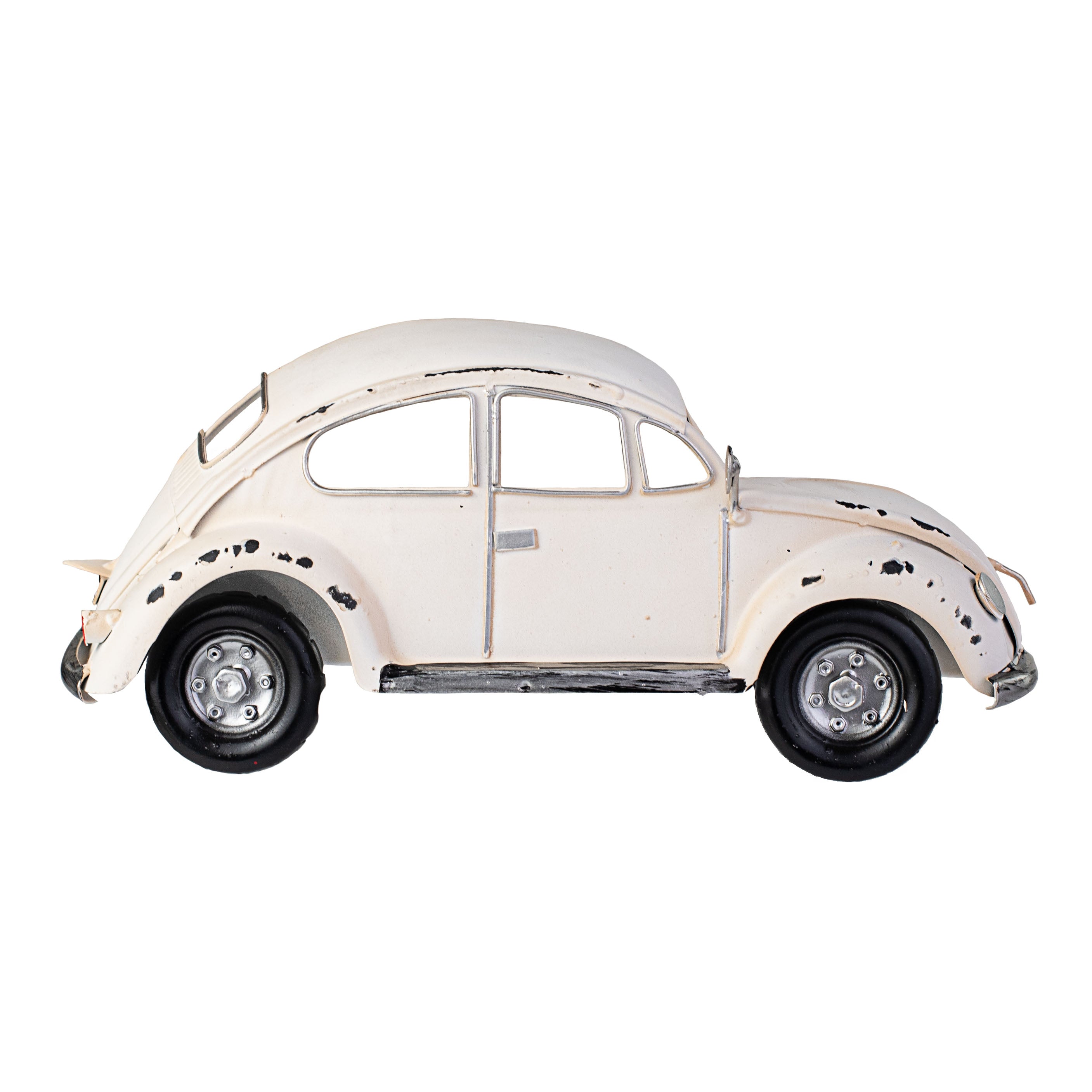 12" Half Bug Car Decoration: Antique White Item Number: AM029933